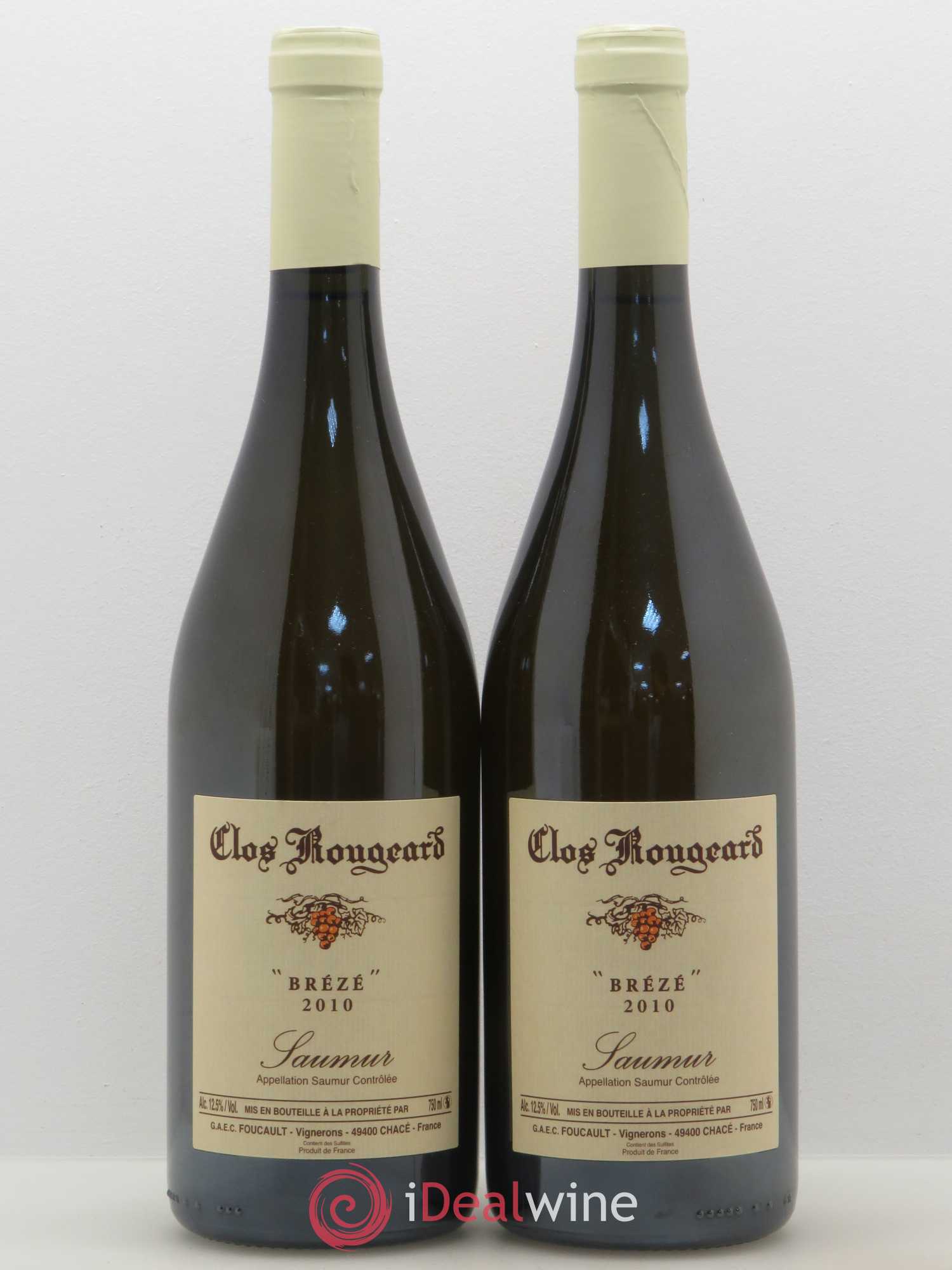 Saumur Brézé Clos Rougeard 2010 - Lot de 2 bouteilles - 0