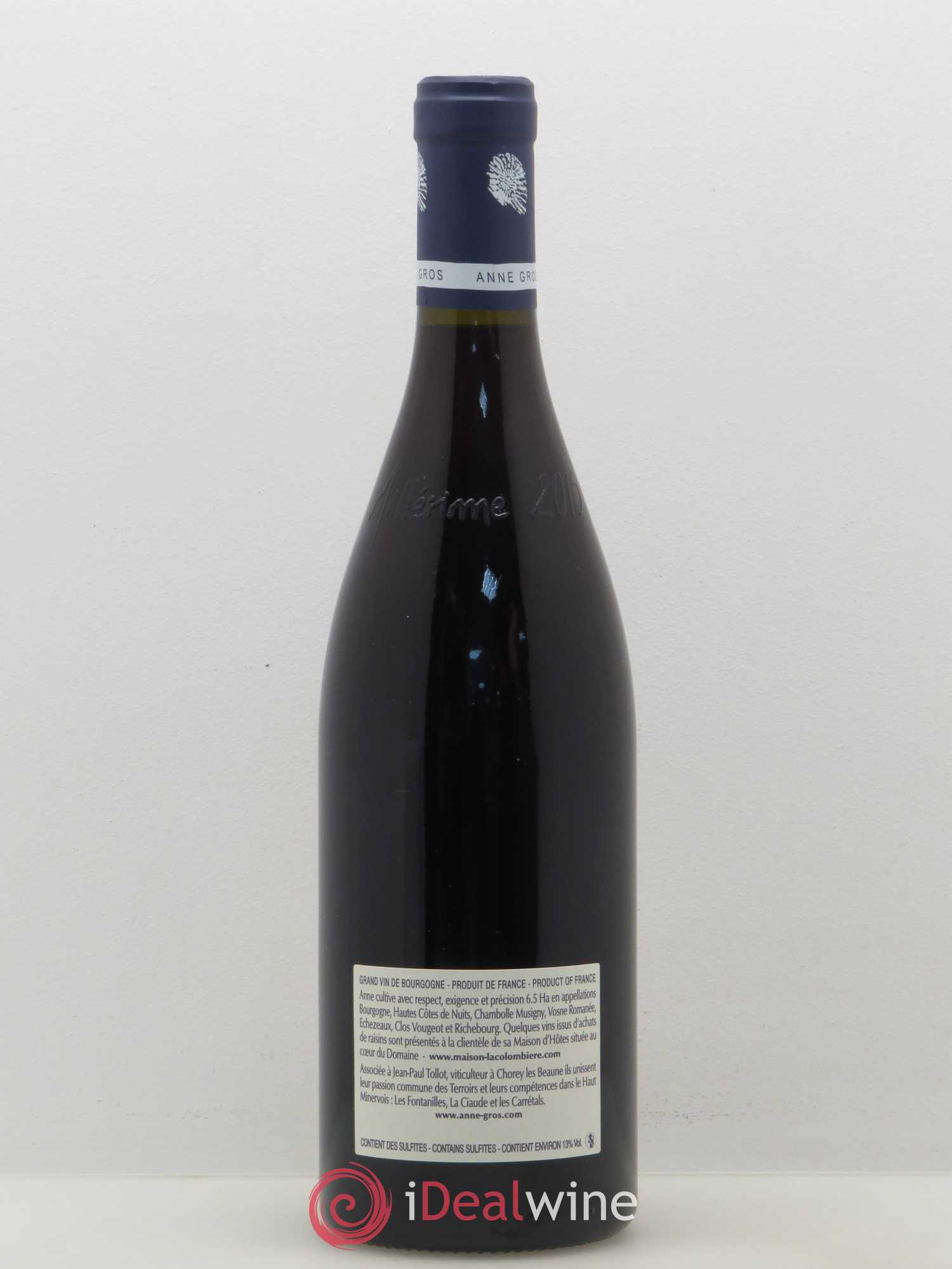 Echezeaux Grand Cru Les Loachausses Anne Gros Les Loachausses 2015 - Lot de 1 bouteille - 1