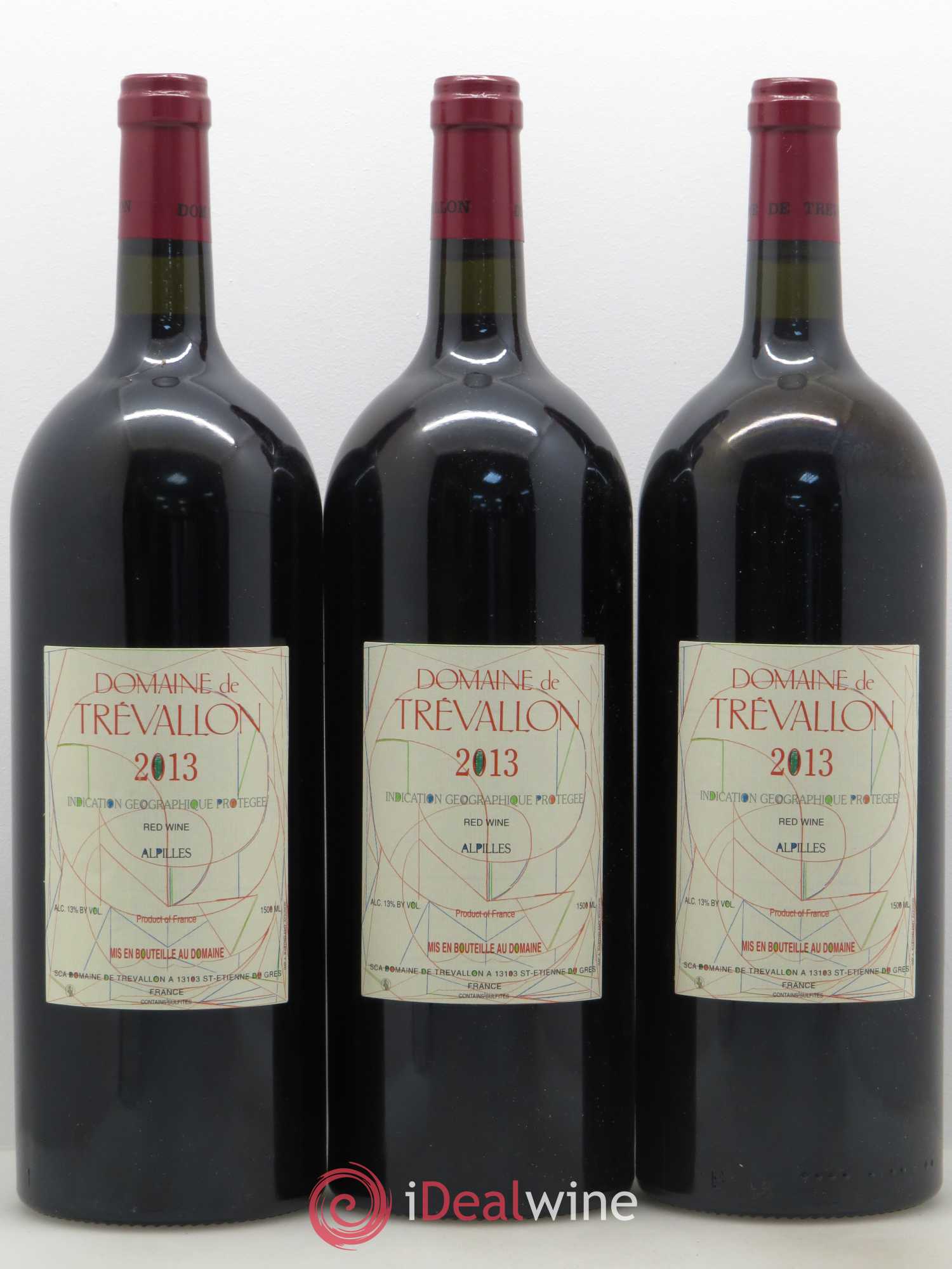 Coteaux d'Aix-en-Provence Trévallon (Domaine de) Eloi Dürrbach 2013 - Lot de 3 magnums - 0
