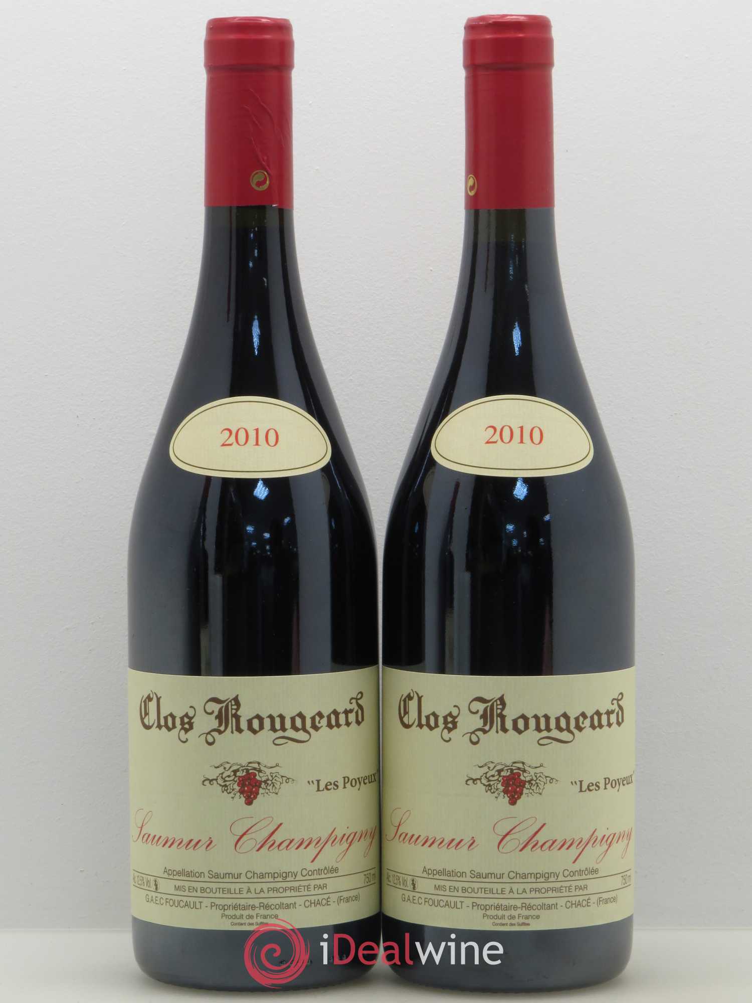 Saumur-Champigny Les Poyeux Clos Rougeard 2010 - Lot de 2 bouteilles - 0