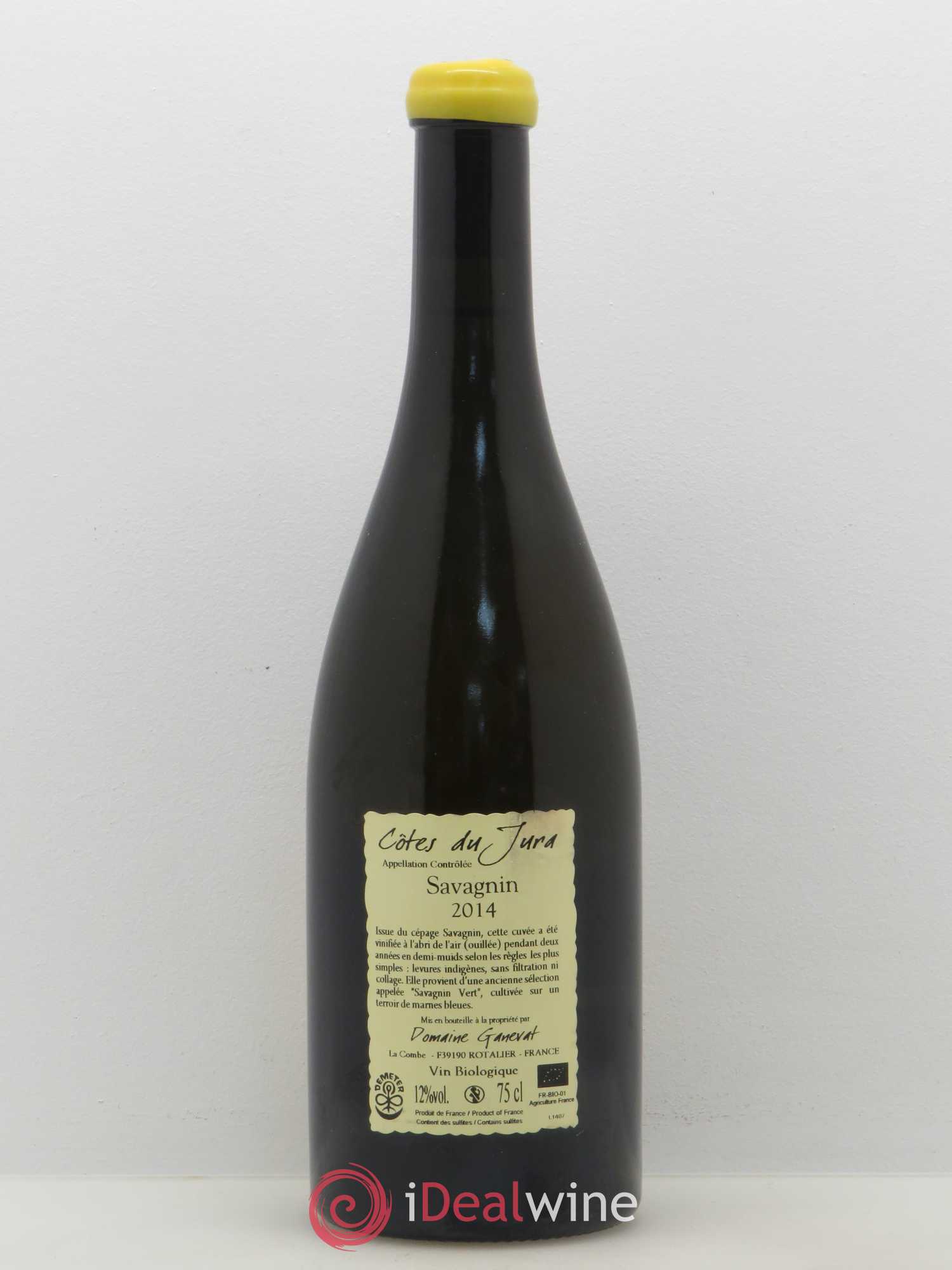 Côtes du Jura Les Chalasses Marnes Bleues Jean-François Ganevat (Domaine) 2014 - Lot de 1 bouteille - 1