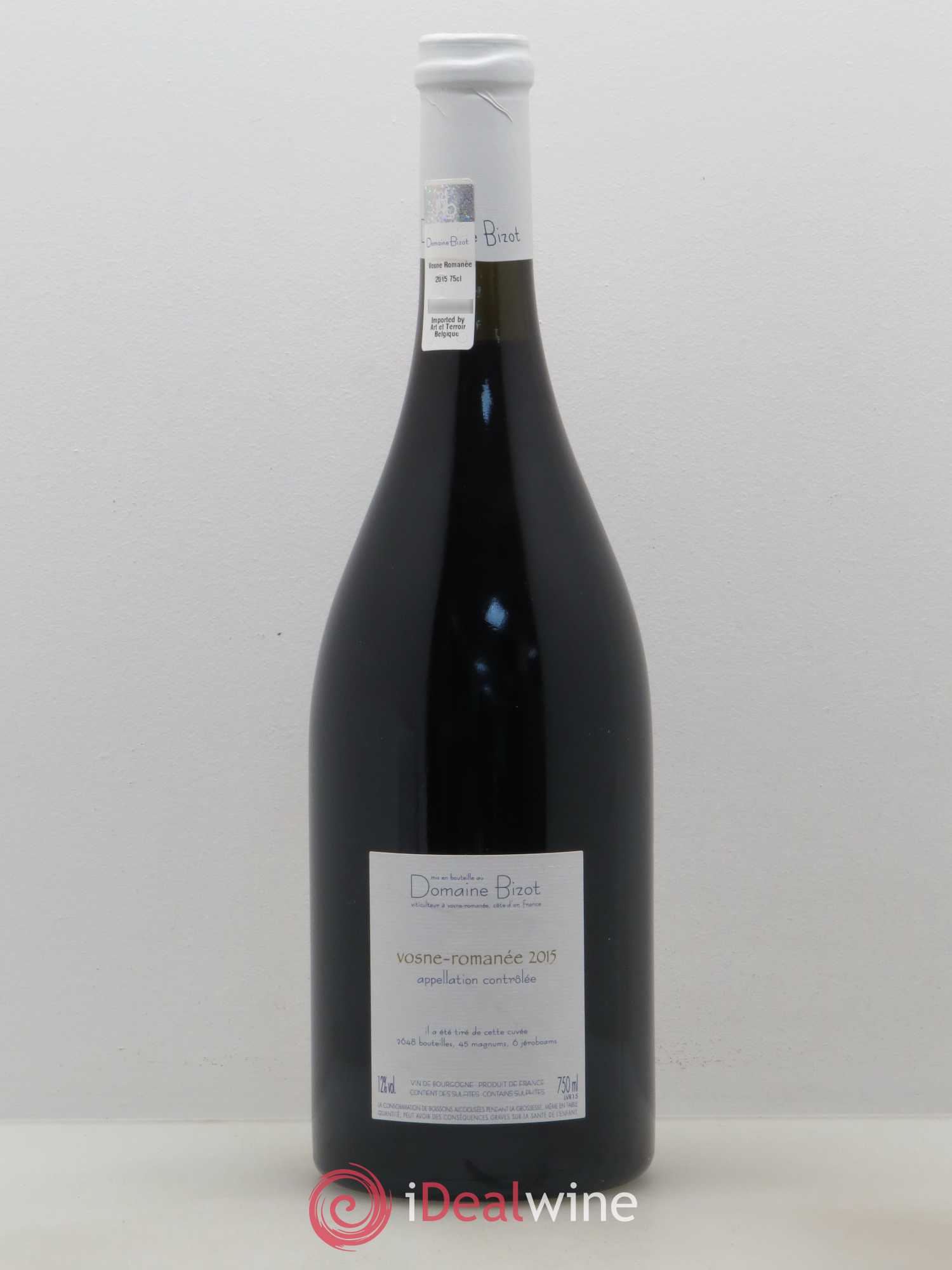 Vosne-Romanée Domaine Bizot 2015 - Posten von 1 Flasche - 1