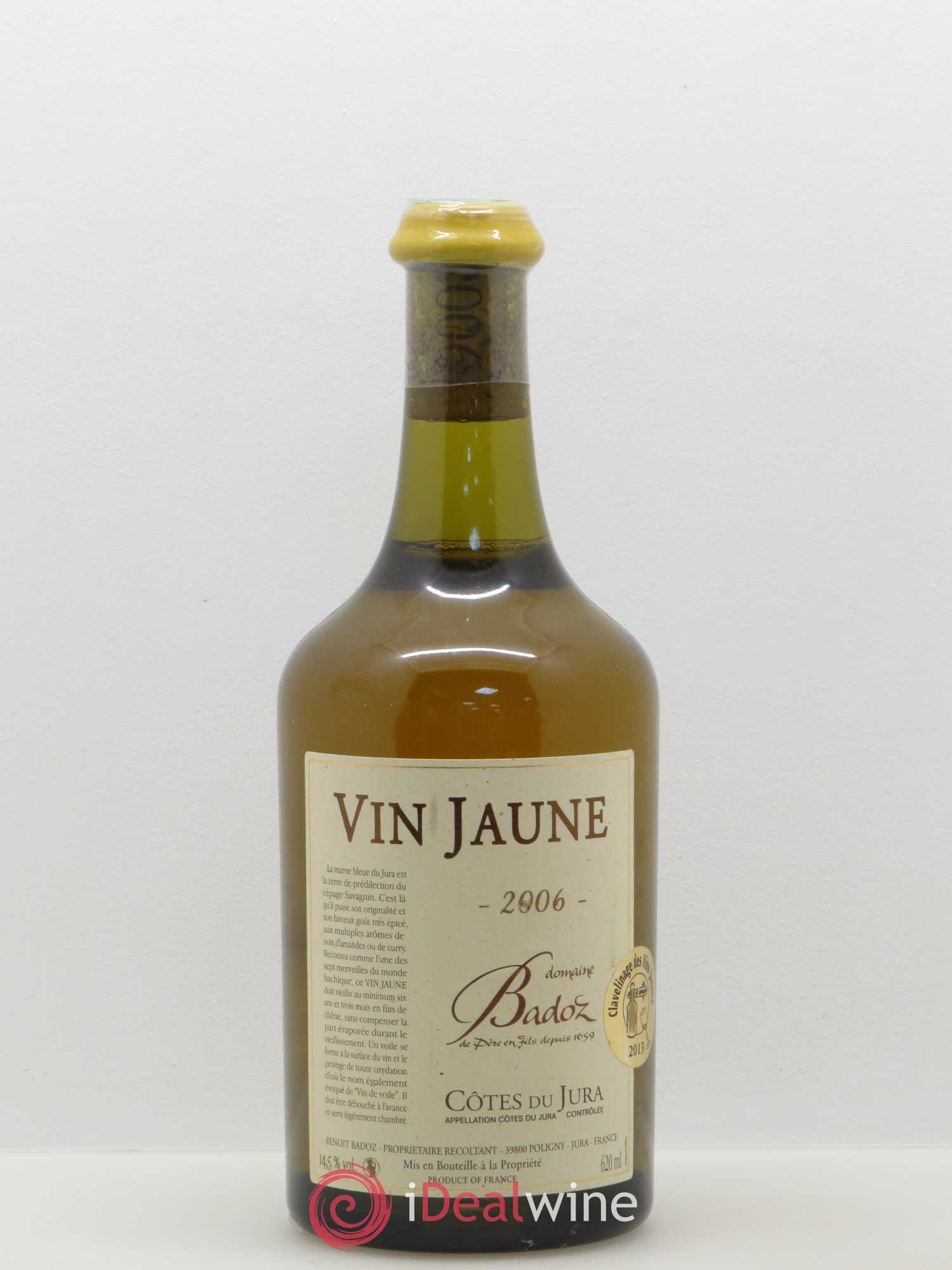 Arbois Vin Jaune Domaine Badoz 2006 - Posten von 1 Flasche - 0