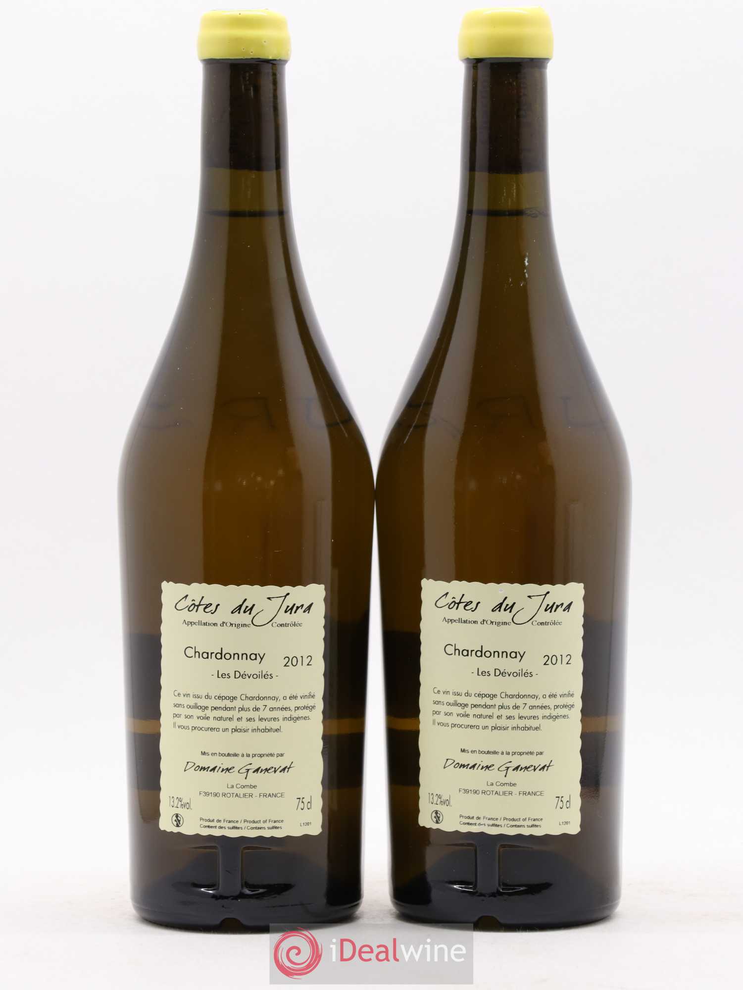 Côtes du Jura Les Dévoilés Jean-François Ganevat (Domaine) 2012 - Lot de 2 bouteilles - 1