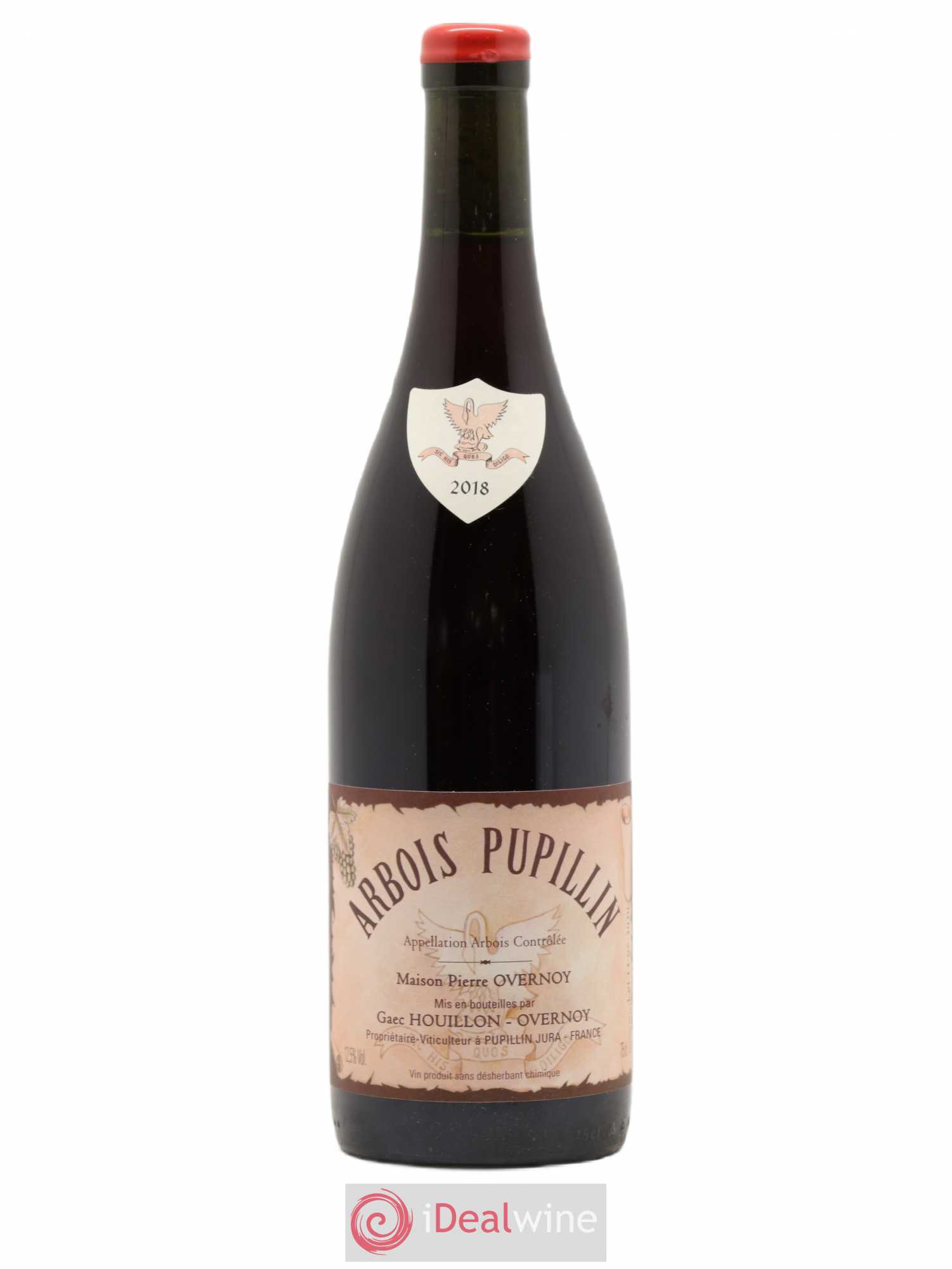Arbois-Pupillin Poulsard (cire rouge) Overnoy-Houillon (Domaine) 2018 - Lot de 1 bouteille - 0
