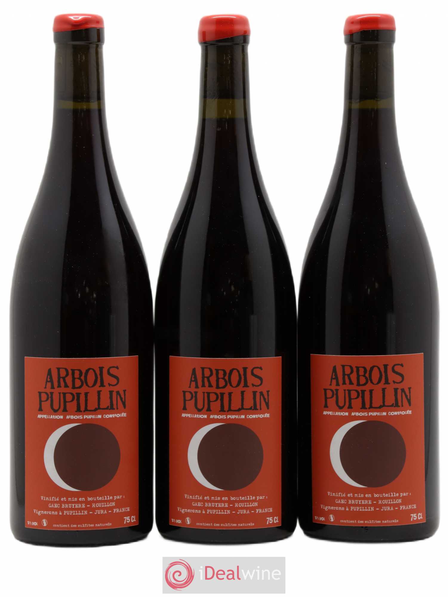 Arbois-Pupillin Ploussard En Aspis Adeline Houillon & Renaud Bruyère 4e feuille 2018 - Lot de 3 bouteilles - 0