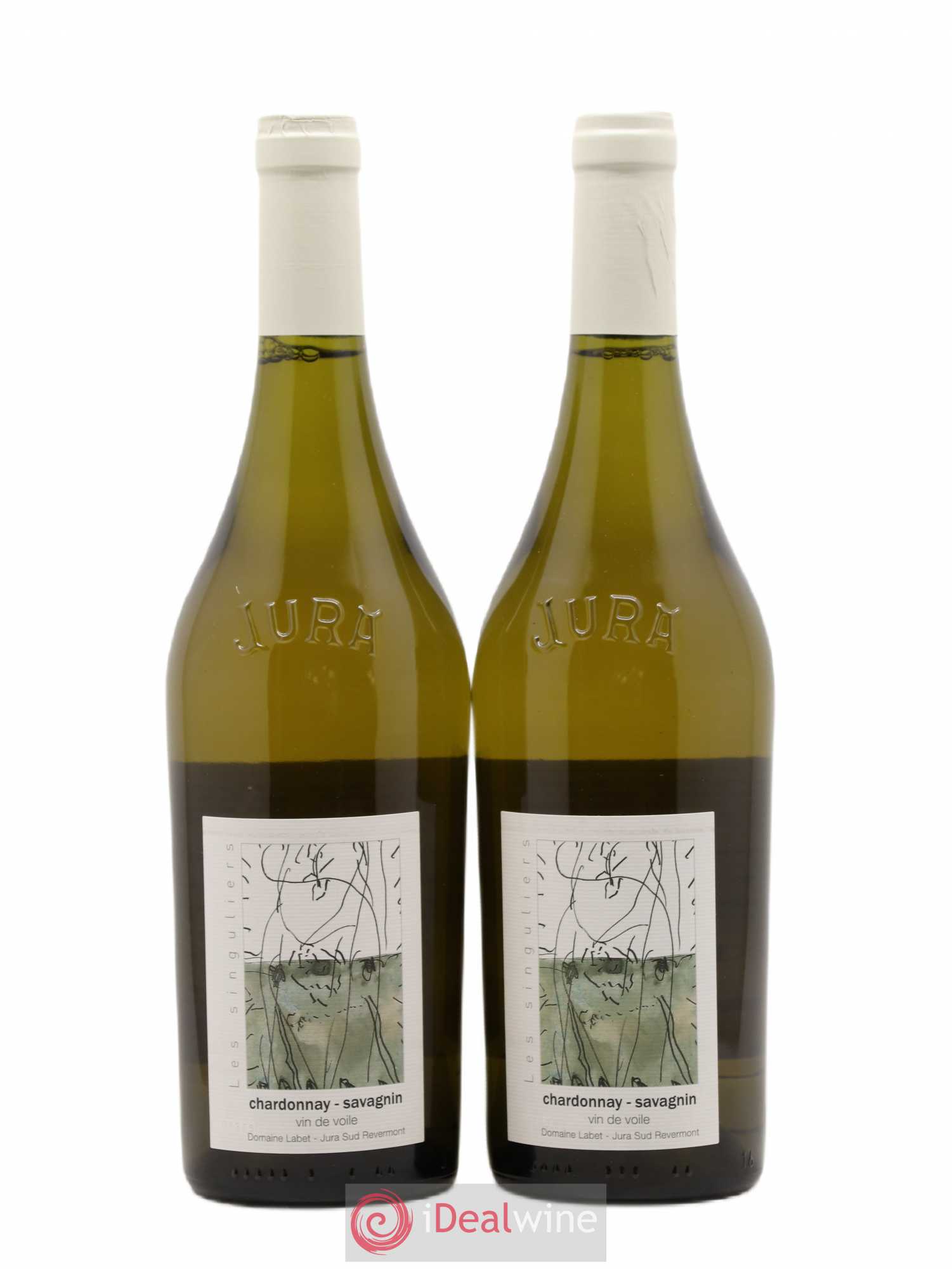 Côtes du Jura Vin de Voile Chardonnay-Savagnin cuvée de garde Romain - Julien - Charline Labet 2019 - Lot de 2 bouteilles - 0