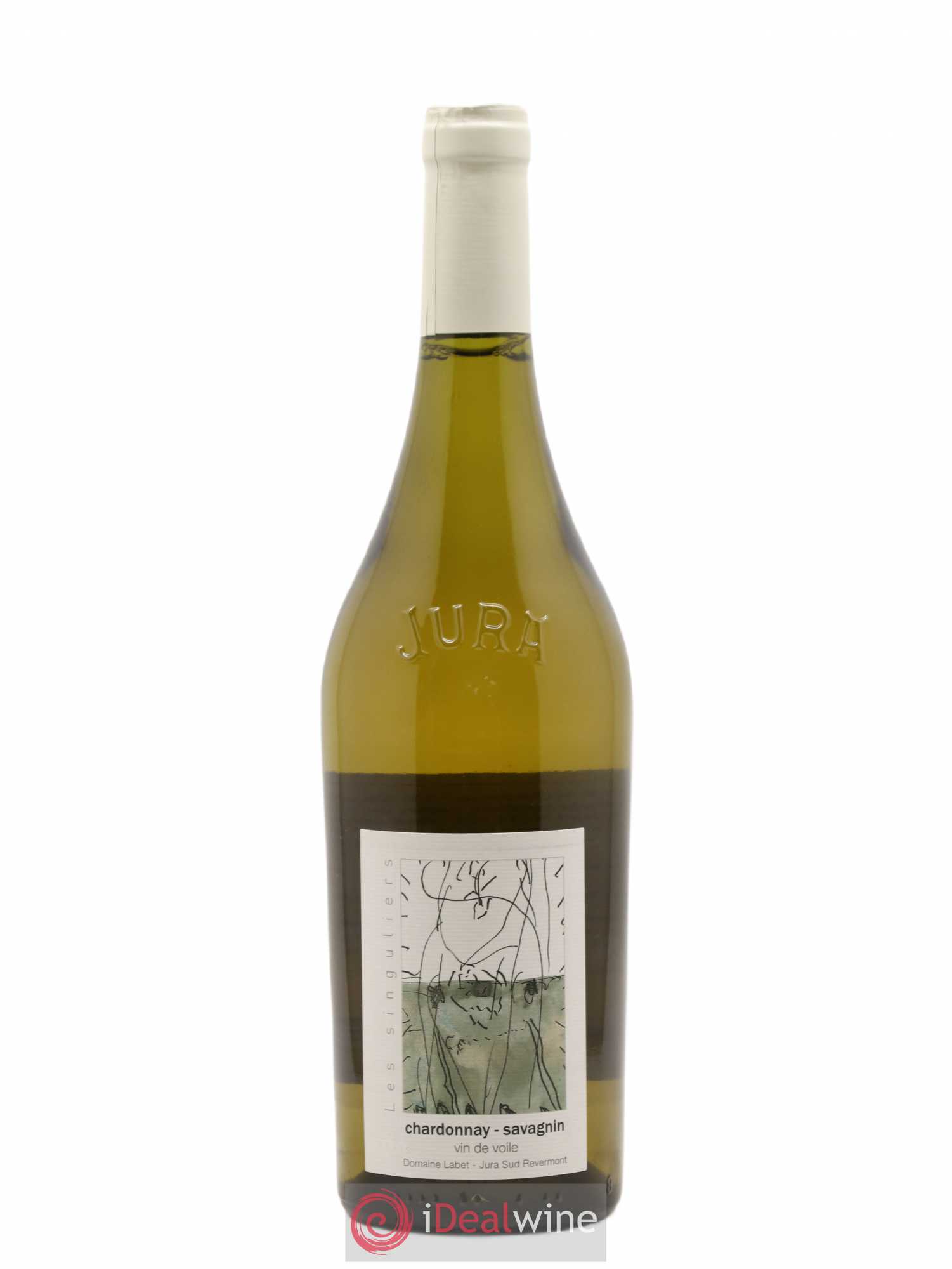 Côtes du Jura Vin de Voile Chardonnay-Savagnin cuvée de garde Romain - Julien - Charline Labet 2019 - Lot de 1 bouteille - 0