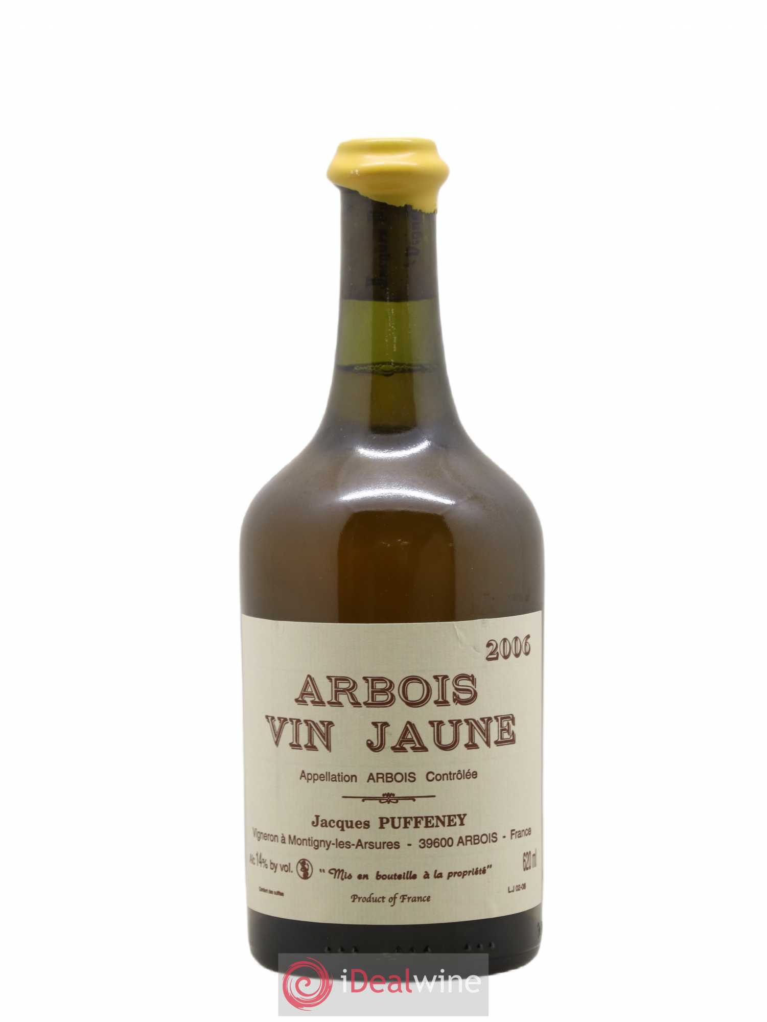 Arbois Vin Jaune Jacques Puffeney 2006 - Lot de 1 bouteille - 0