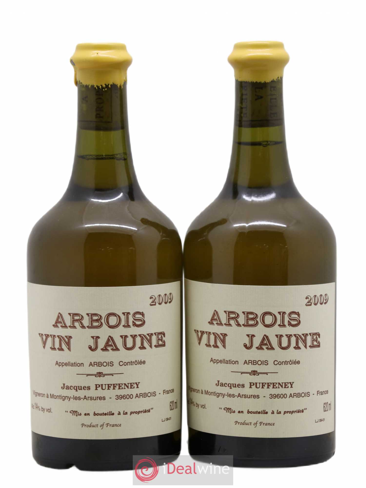 Arbois Vin Jaune Jacques Puffeney 2009 - Lot de 2 bouteilles - 0
