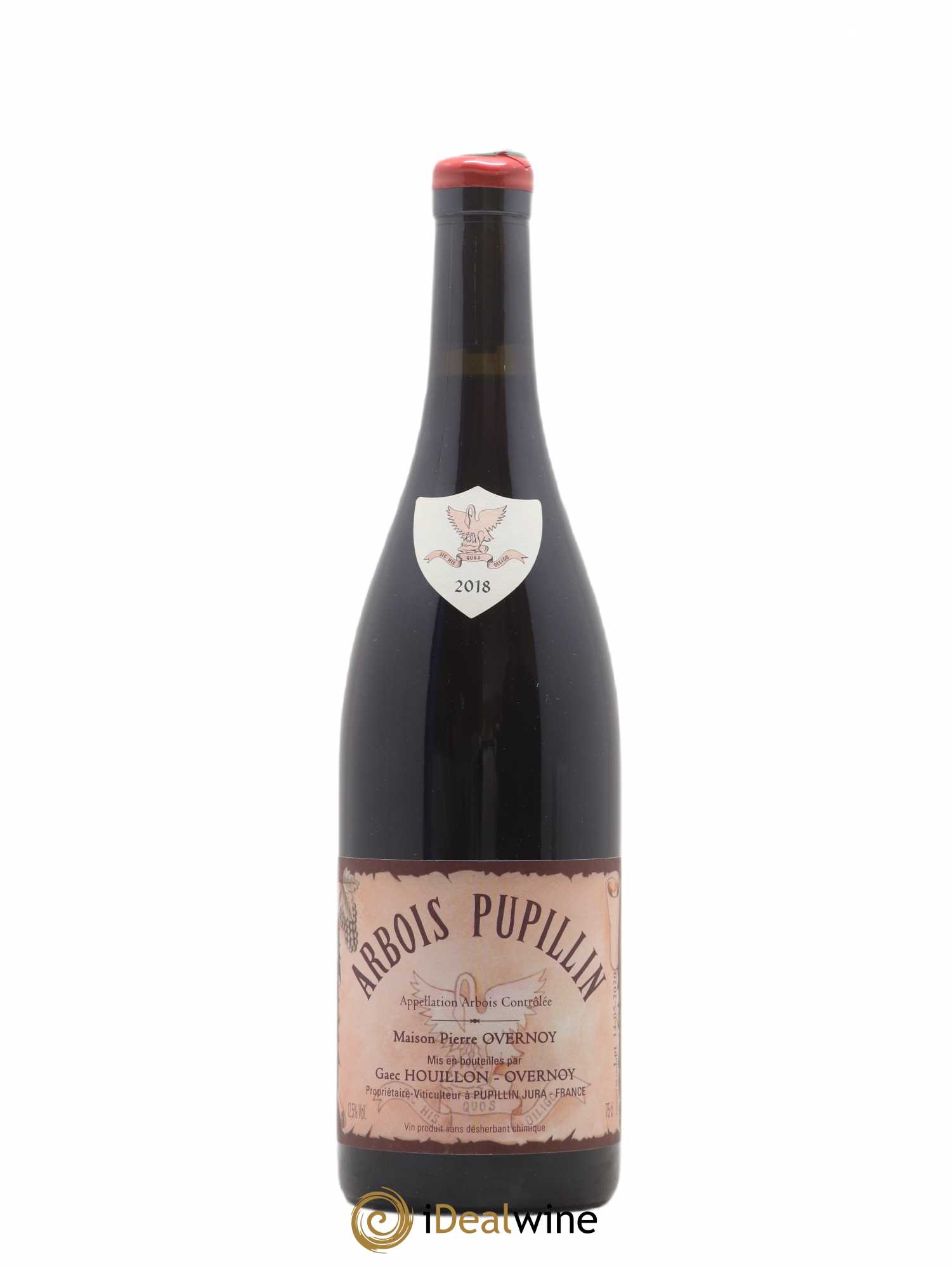 Arbois-Pupillin Poulsard (cire rouge) Overnoy-Houillon (Domaine) 2018 - Lot de 1 bouteille - 0
