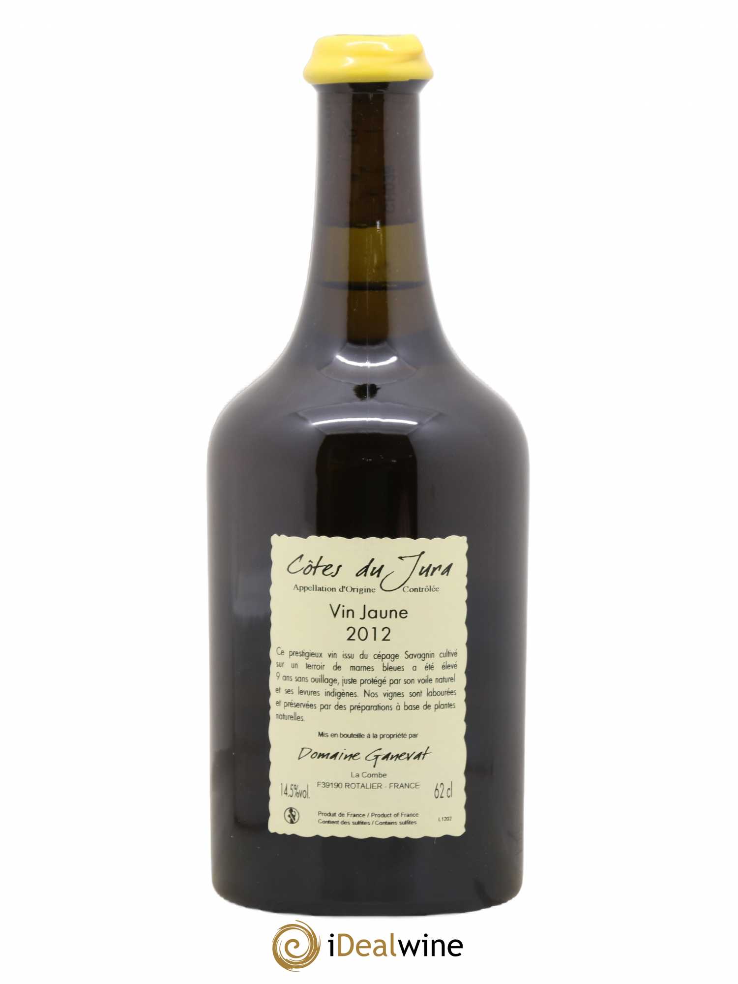 Côtes du Jura Vin Jaune Jean-François Ganevat (Domaine) 2012 - Lot de 1 bouteille - 1