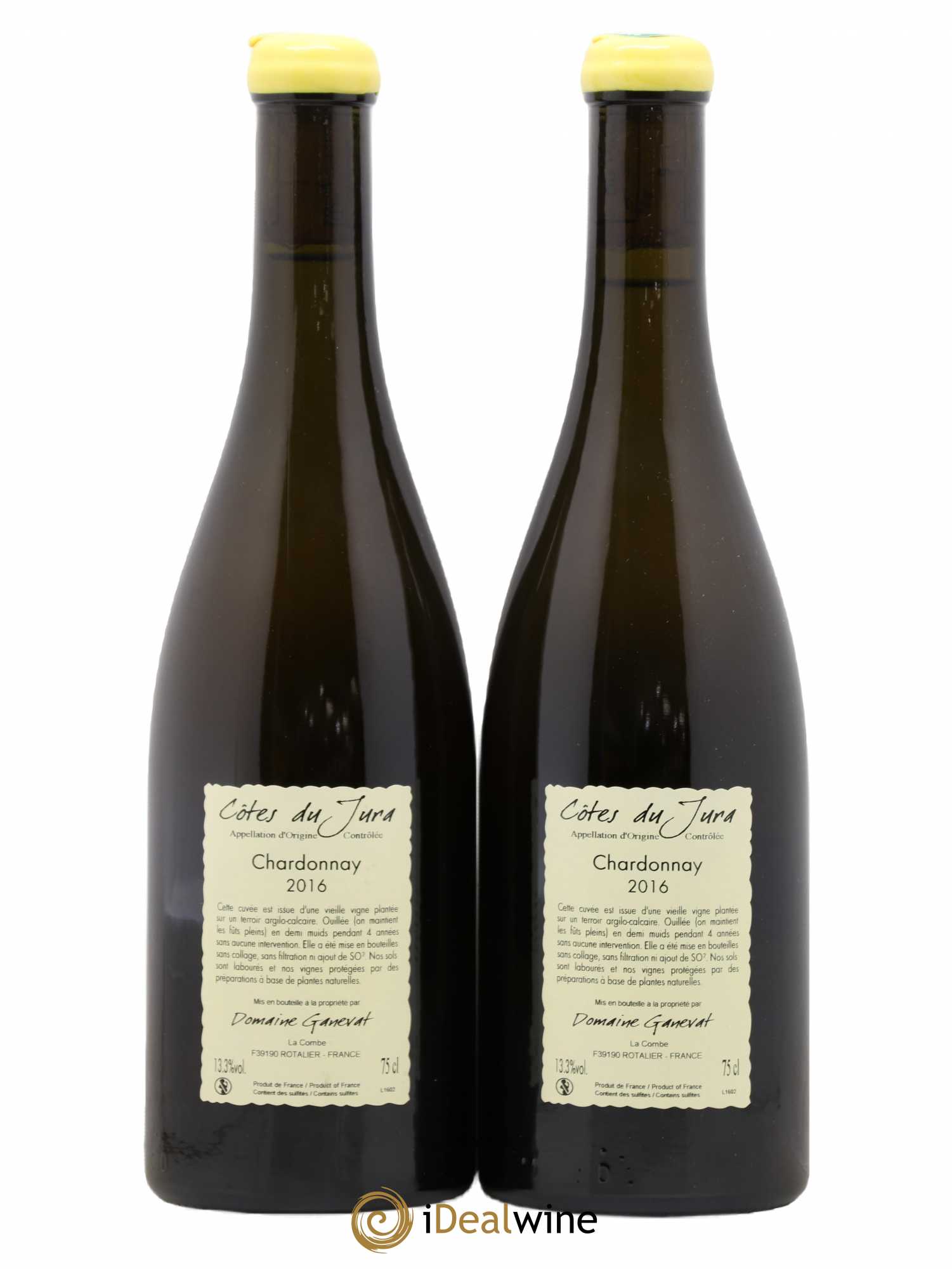 Côtes du Jura Les Chamois du Paradis Jean-François Ganevat (Domaine) 2016 - Lot de 2 bouteilles - 1