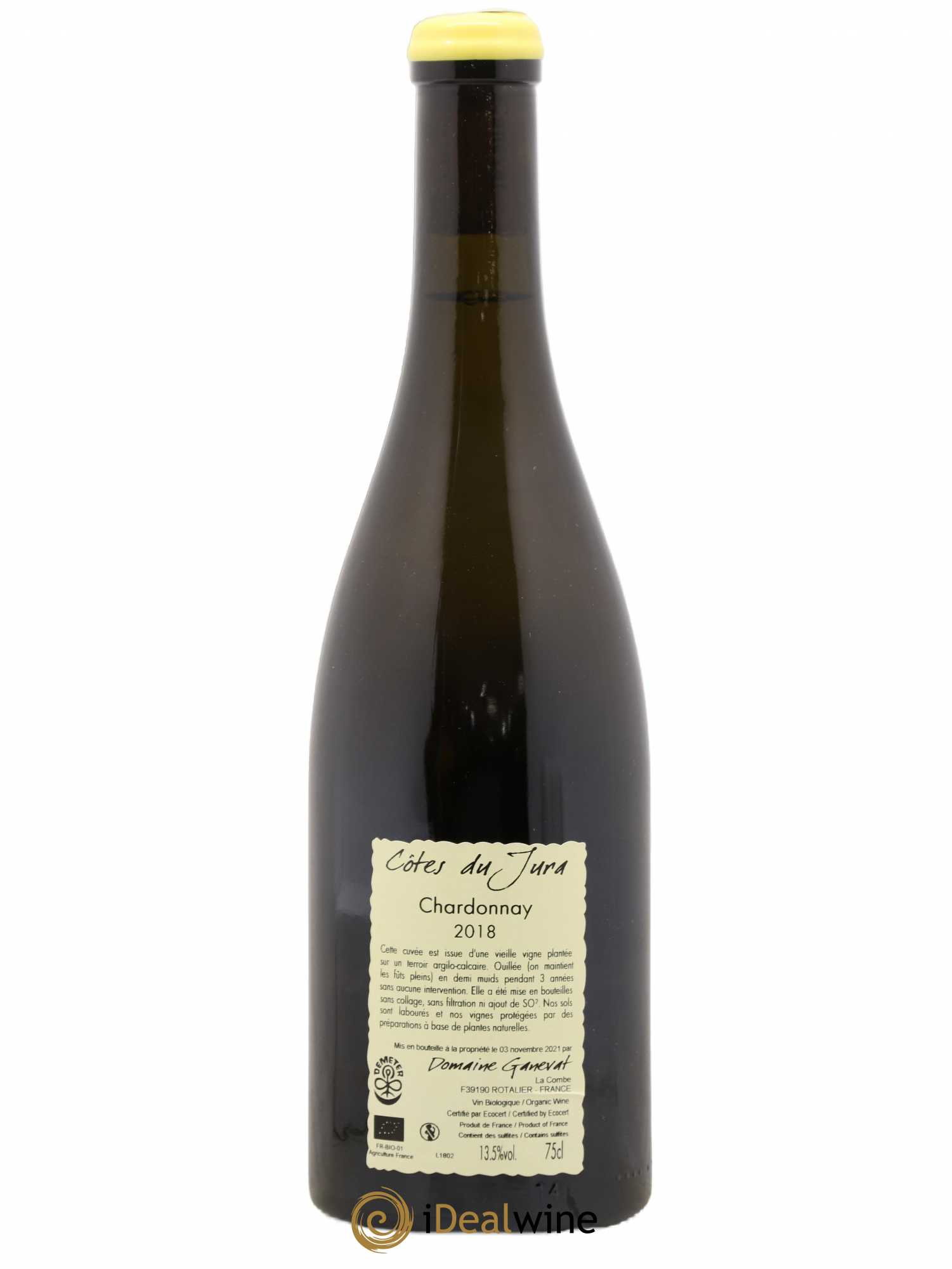 Côtes du Jura Les Chamois du Paradis Jean-François Ganevat (Domaine) 2018 - Lot de 1 bouteille - 1
