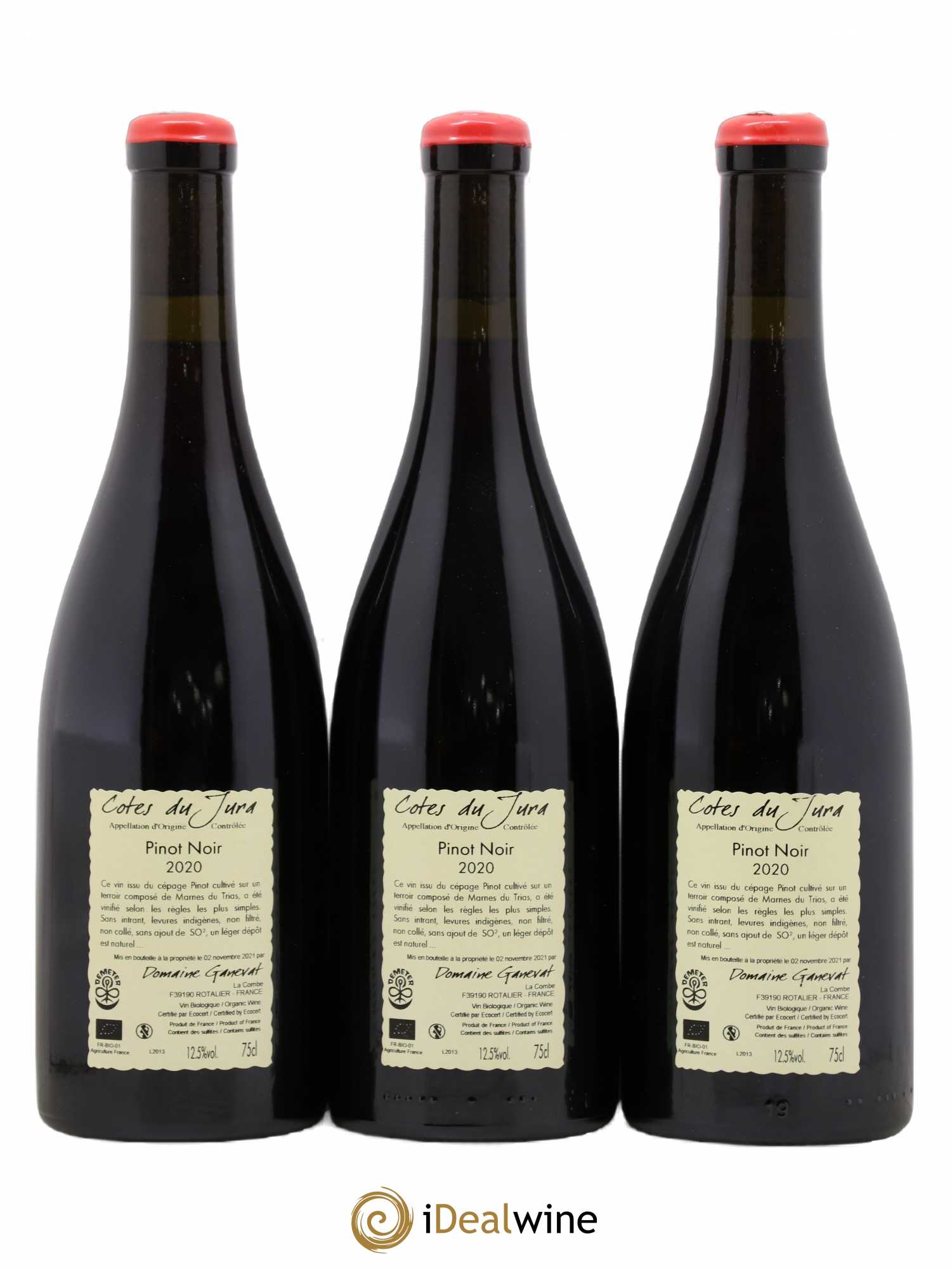Côtes du Jura Les Grands Teppes Jean-François Ganevat (Domaine) 2020 - Lot de 3 bouteilles - 1