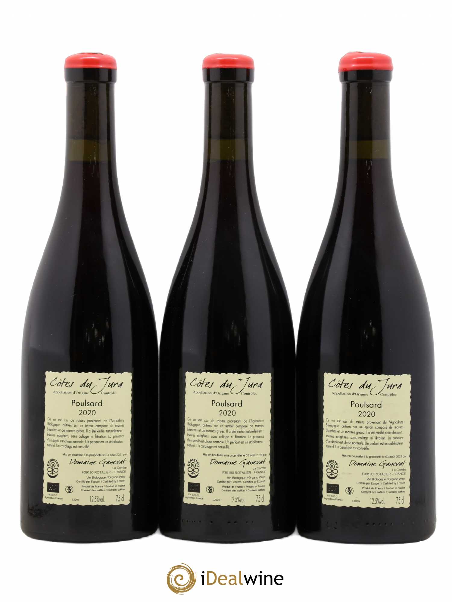 Côtes du Jura Cuvée de l'Enfant Terrible Jean-François Ganevat (Domaine) 2020 - Lot de 3 bouteilles - 1
