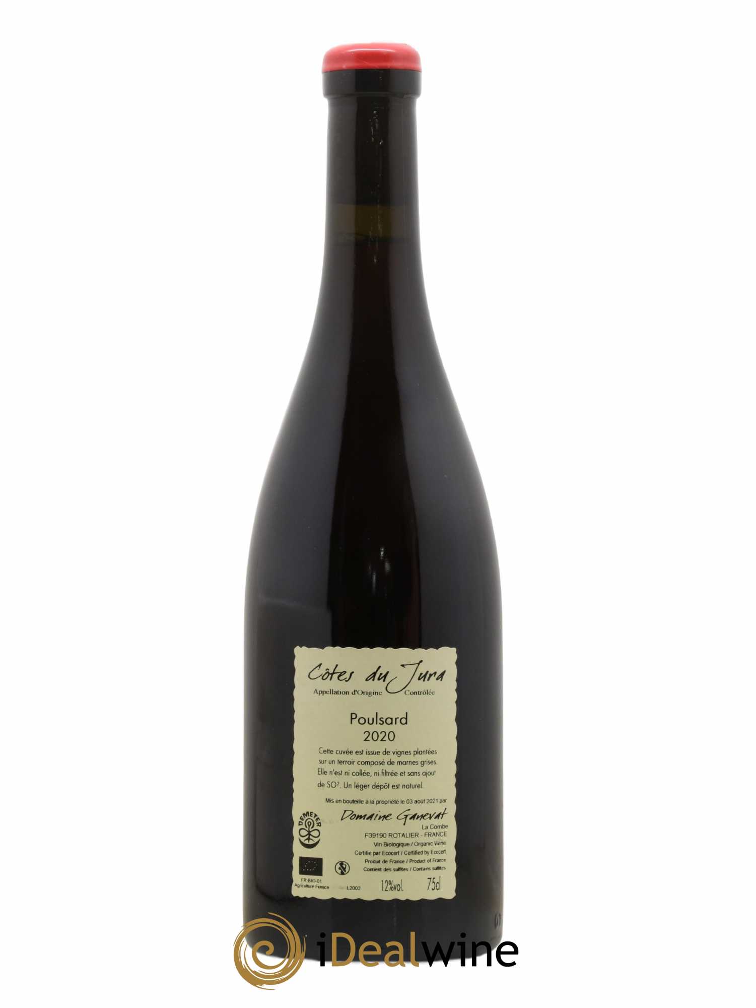 Côtes du Jura Les Chalasses Vieilles Vignes Poulsard Jean-François Ganevat (Domaine) 2020 - Lot de 1 bouteille - 1