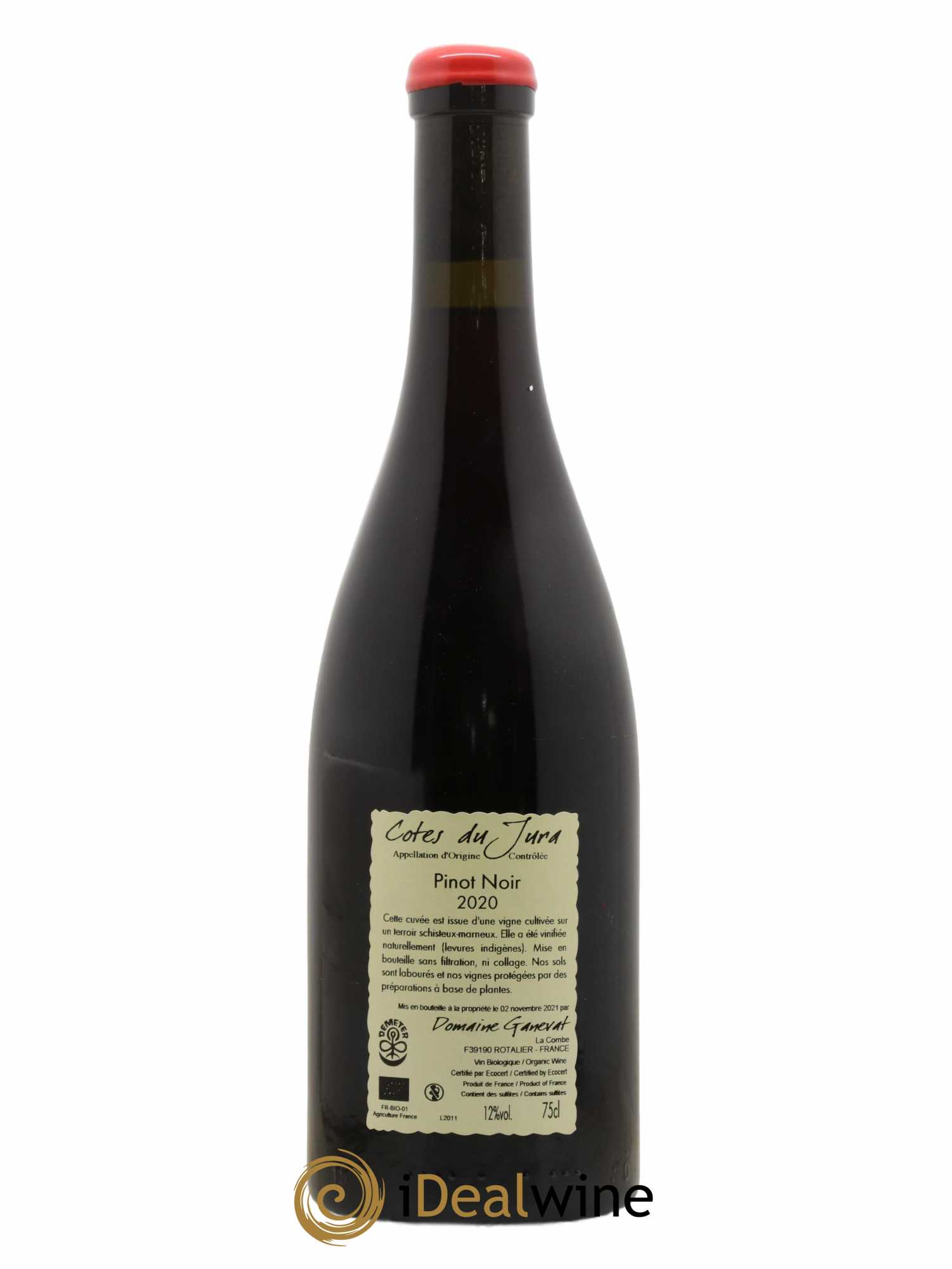Côtes du Jura Pinot Noir En Billat Jean-François Ganevat (Domaine) 2020 - Lot de 1 bouteille - 1