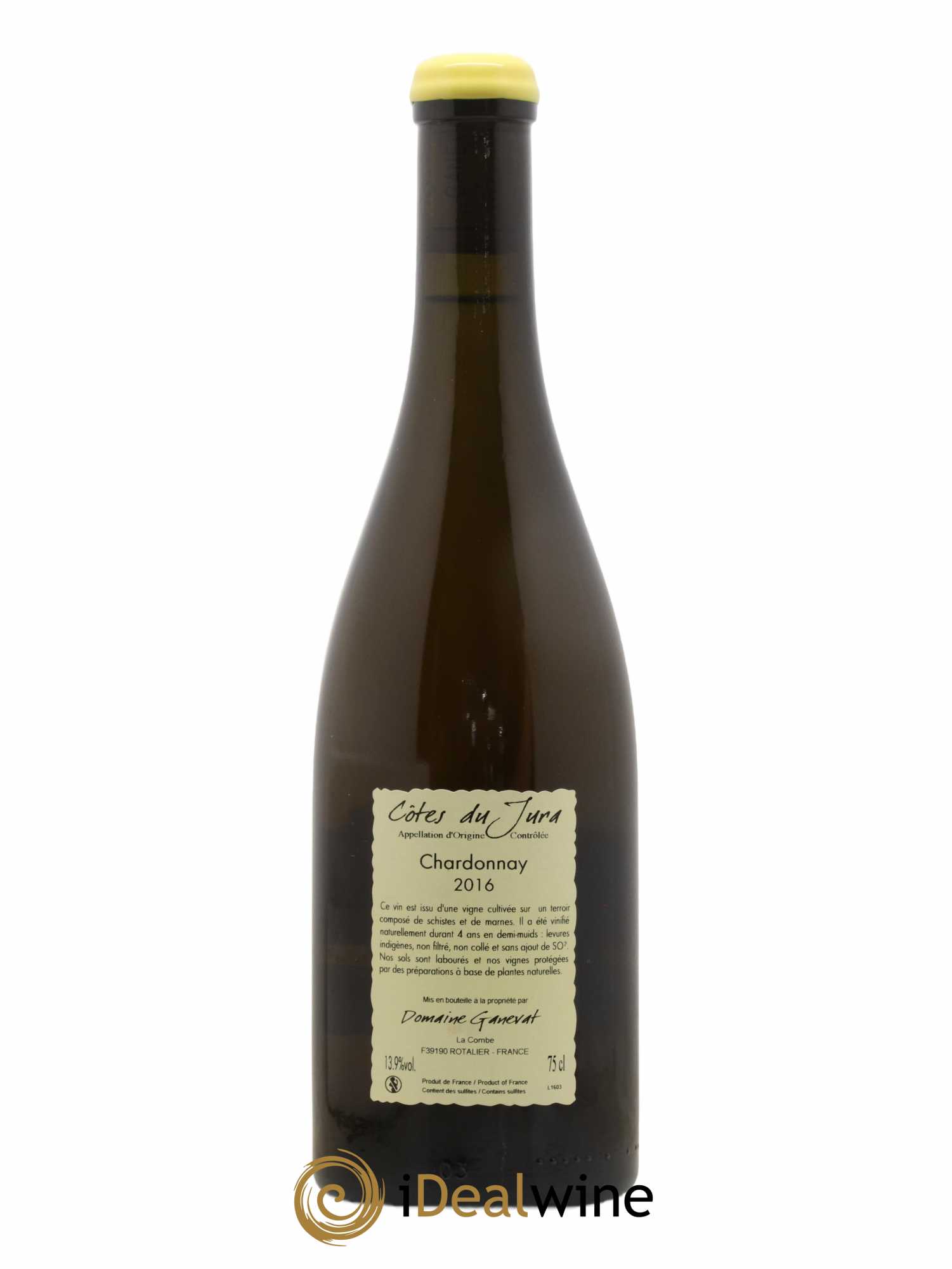 Côtes du Jura Grusse en Billat Jean-François Ganevat (Domaine) 2016 - Lot de 1 bouteille - 1