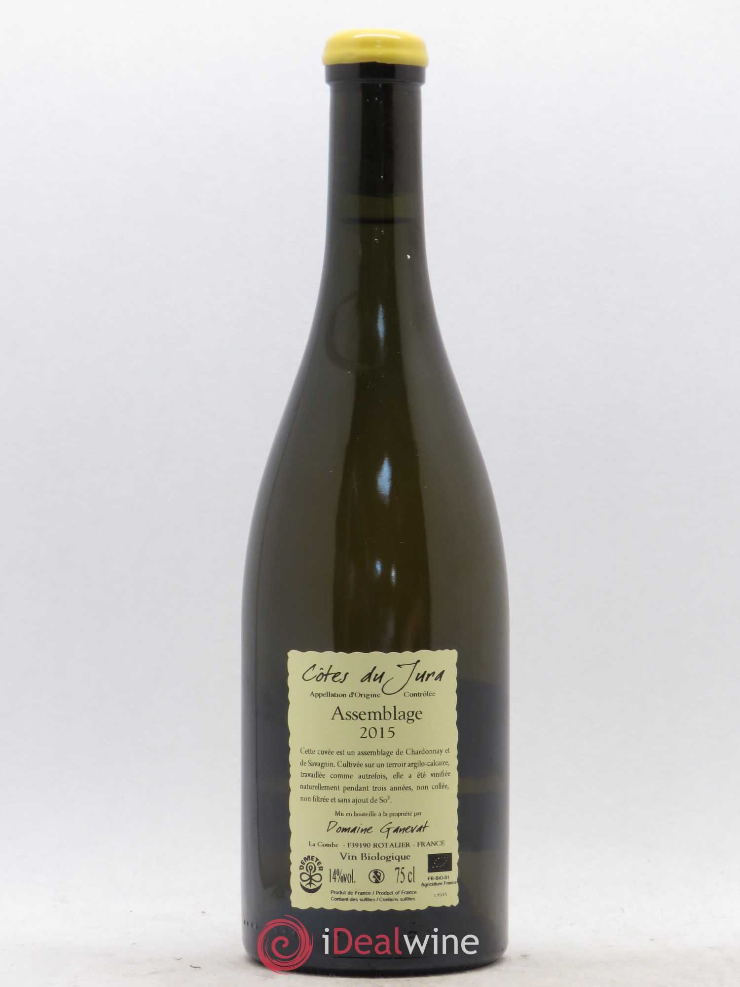 Côtes du Jura Cuvée Orégane Jean-François Ganevat (Domaine) 2015 - Lot de 1 bouteille - 1