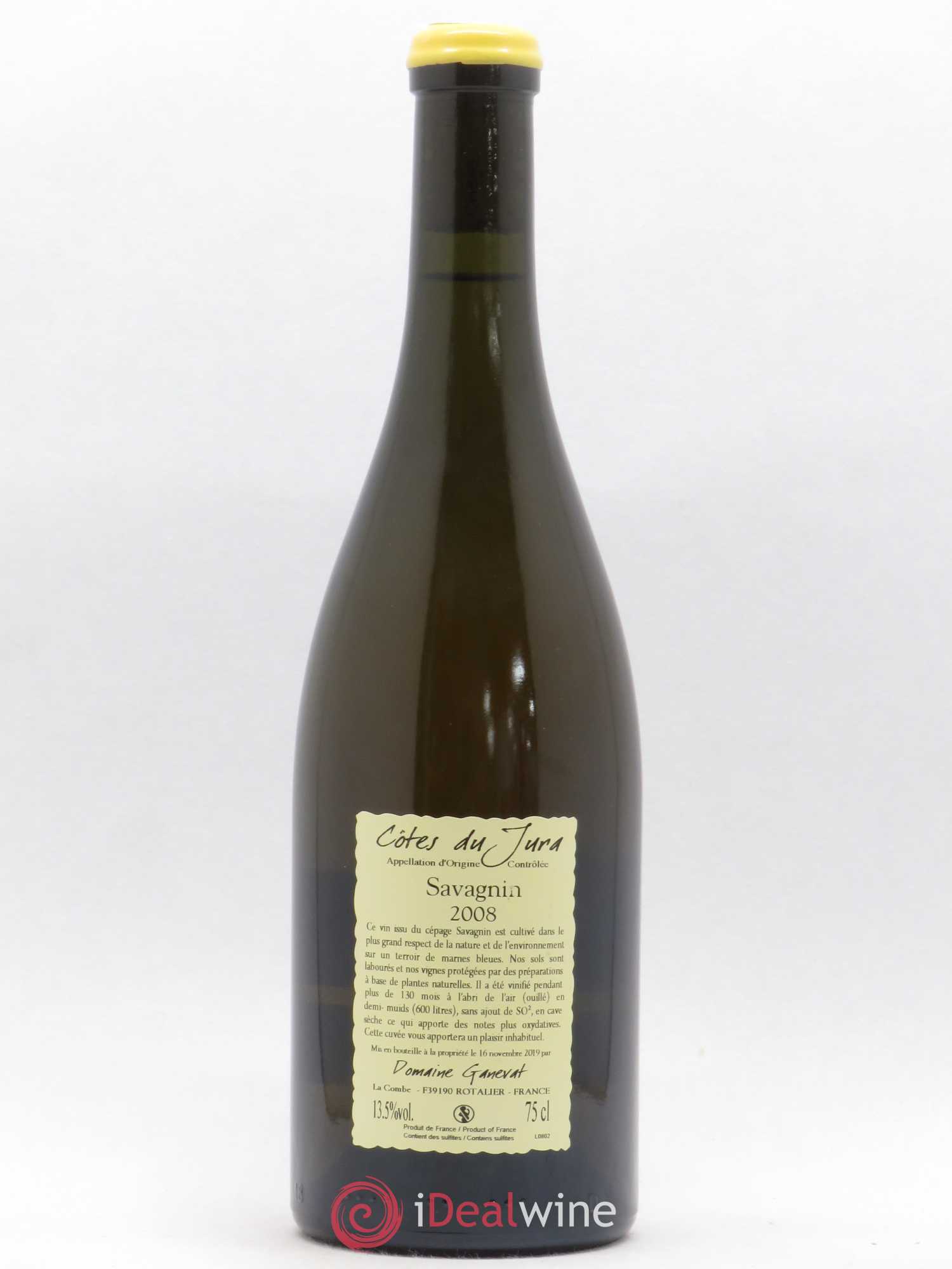 Côtes du Jura Les Vignes de mon Père Jean-François Ganevat (Domaine) 2008 - Lot de 1 bouteille - 1