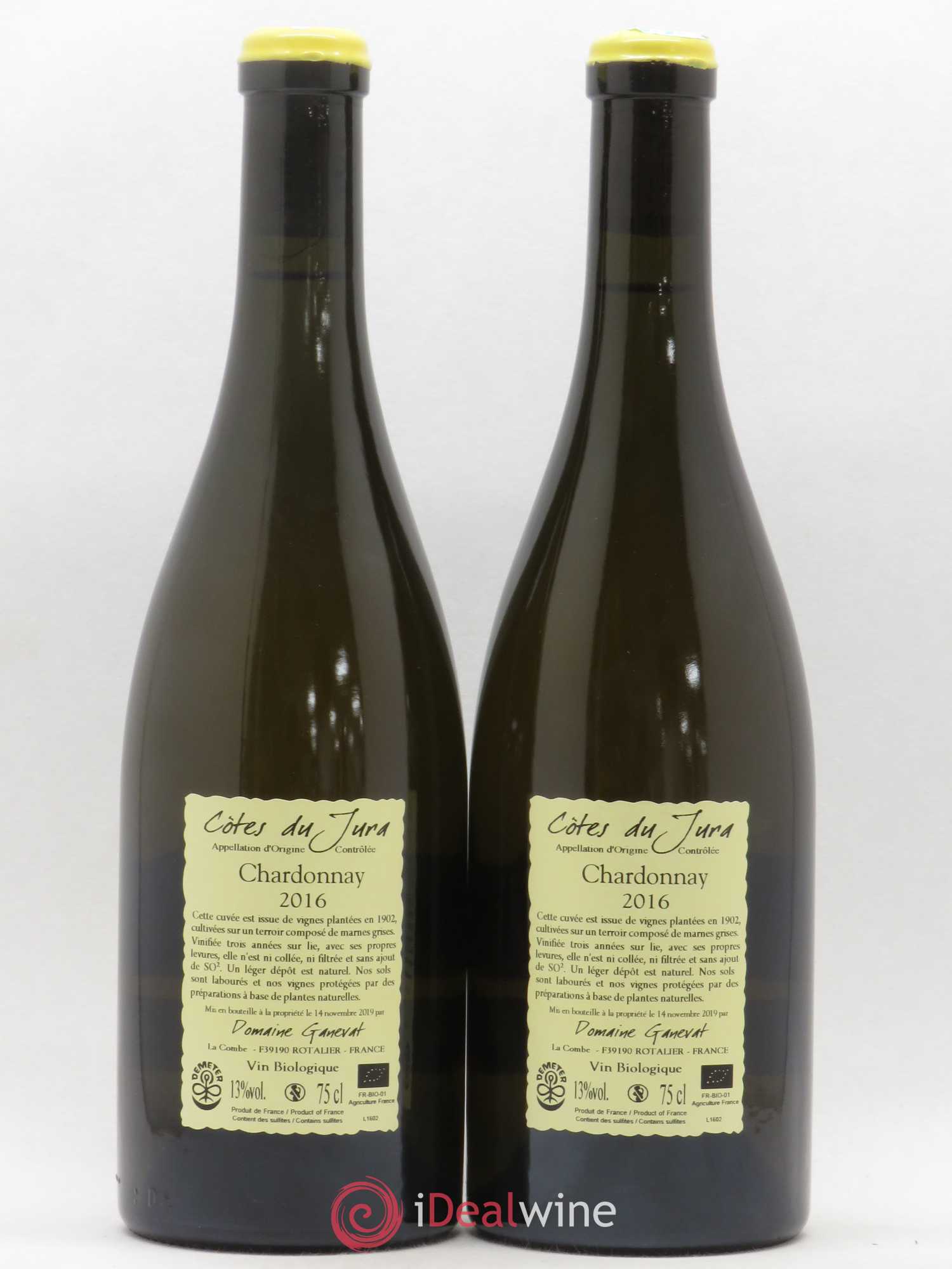 Côtes du Jura Les Chalasses Vieilles Vignes Jean-François Ganevat (Domaine) 2016 - Lot de 2 bouteilles - 1