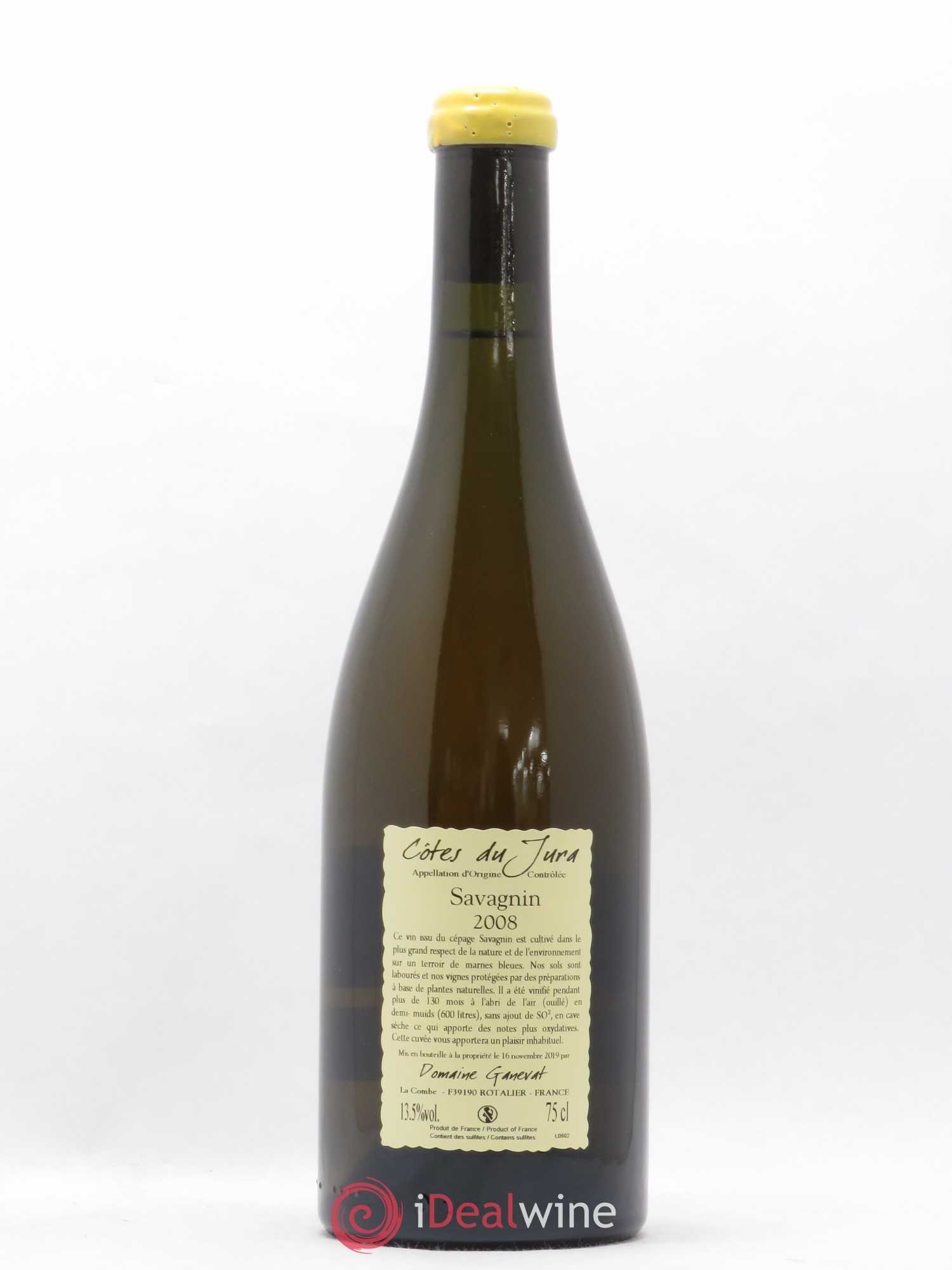 Côtes du Jura Les Vignes de mon Père Jean-François Ganevat (Domaine) 2008 - Lot de 1 bouteille - 1