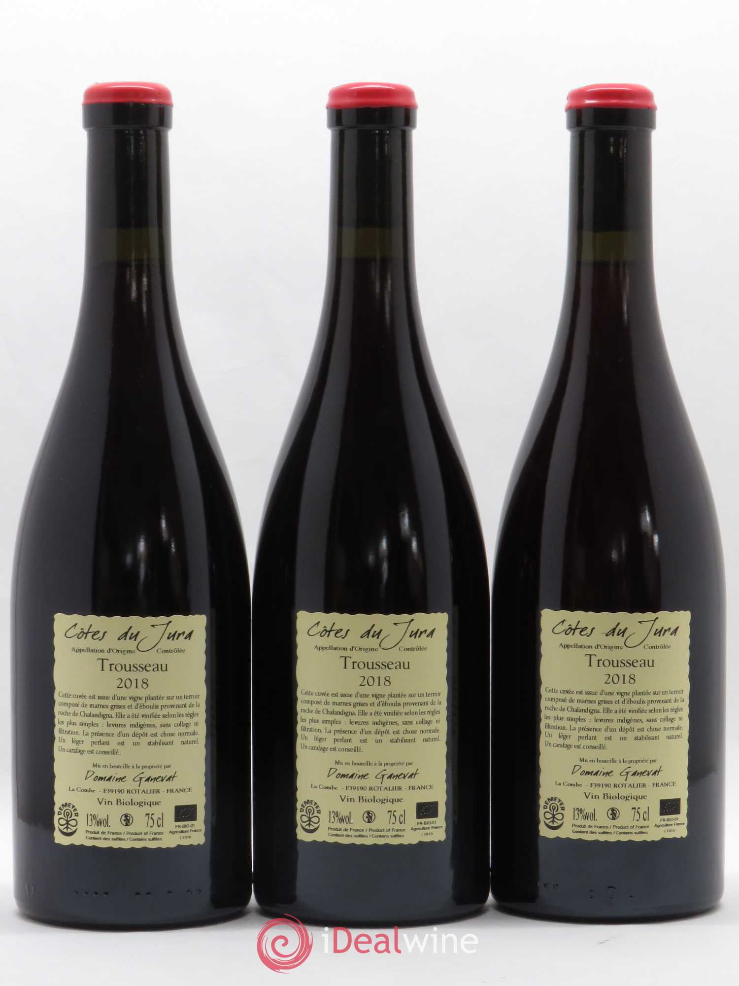 Côtes du Jura Plein Sud Jean-François Ganevat (Domaine) 2018 - Lot de 3 bouteilles - 1