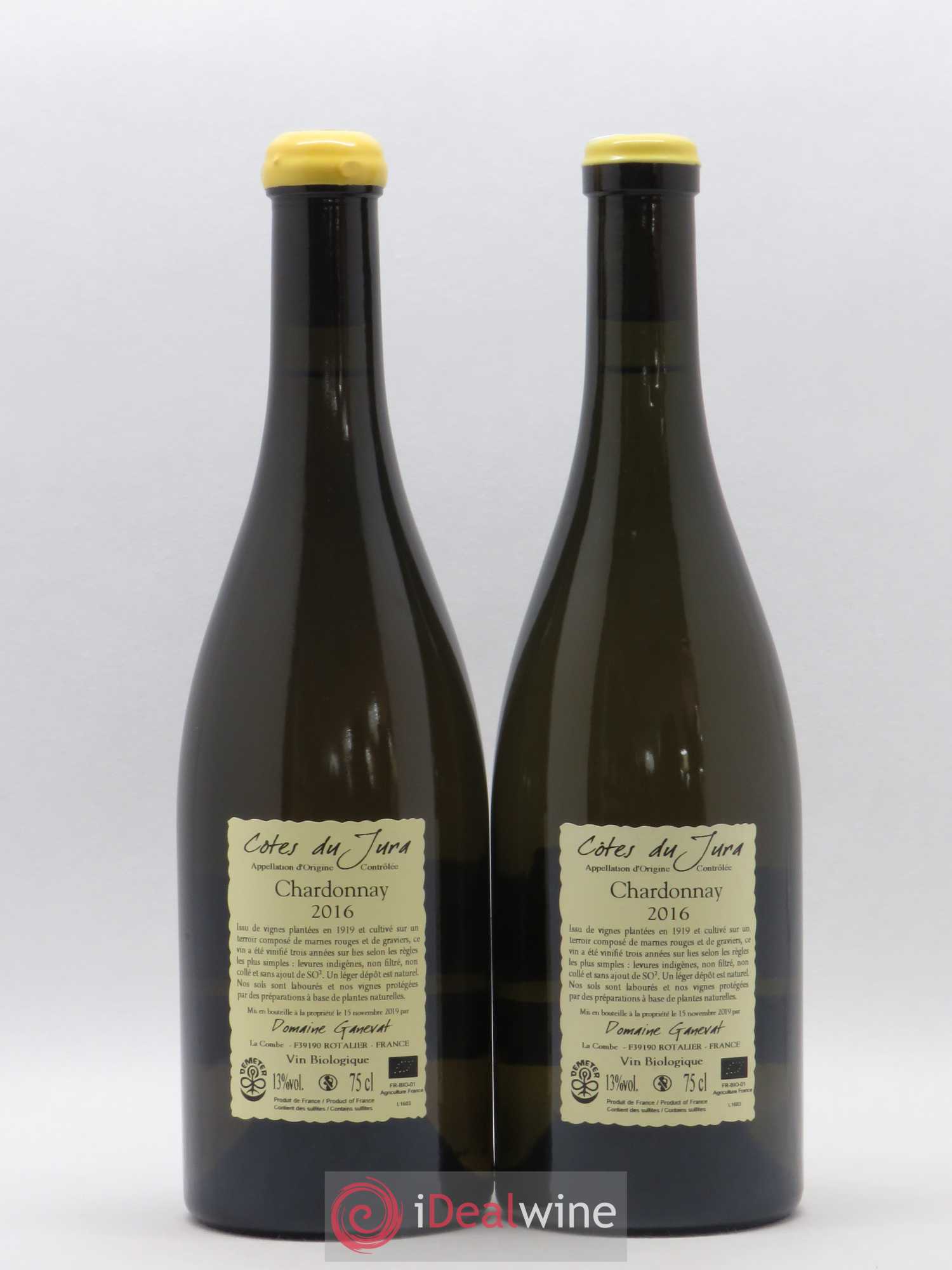 Côtes du Jura Les Grands Teppes Vieilles Vignes Jean-François Ganevat (Domaine) 2016 - Lot de 2 bouteilles - 1
