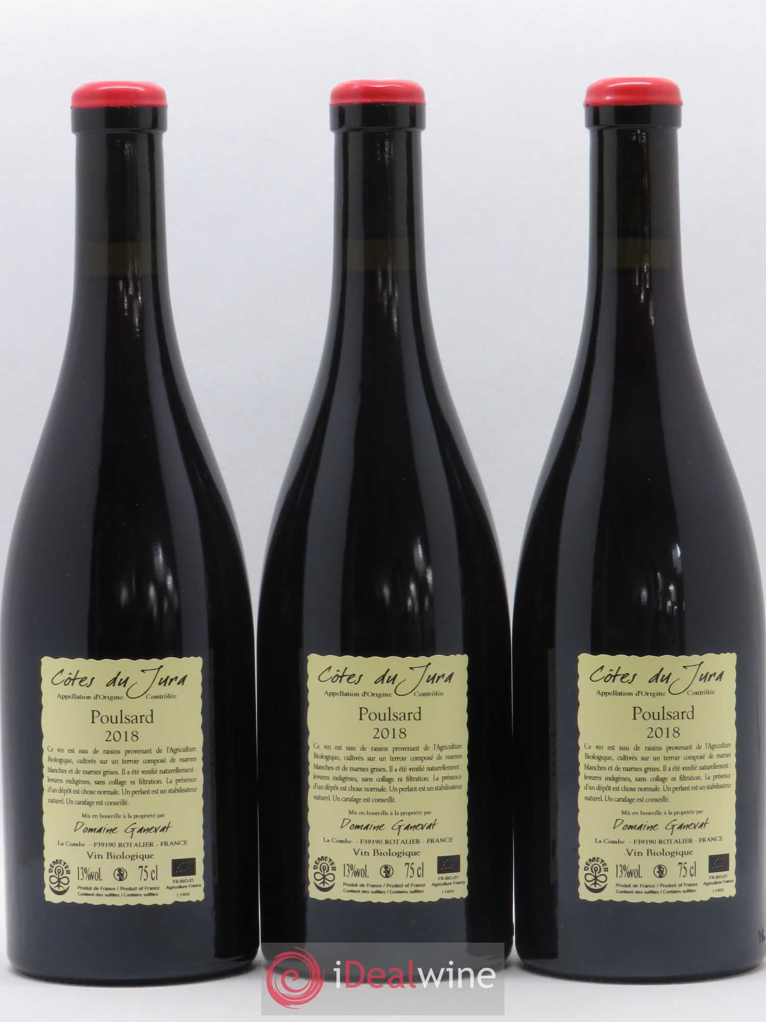 Côtes du Jura Cuvée de l'Enfant Terrible Jean-François Ganevat (Domaine) 2018 - Lot de 3 bouteilles - 1