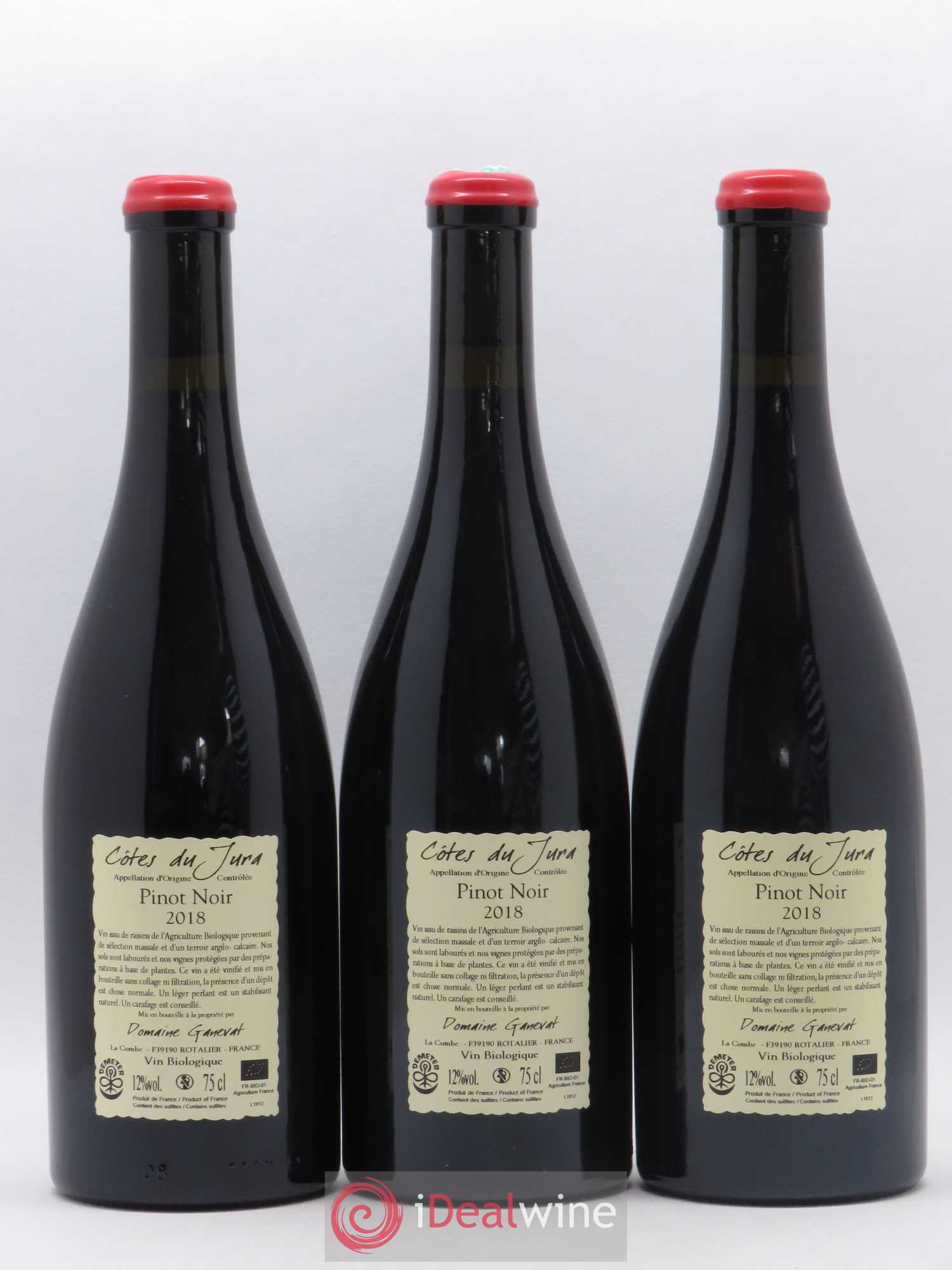 Côtes du Jura Cuvée Julien Jean-François Ganevat (Domaine) 2018 - Lot de 3 bouteilles - 1