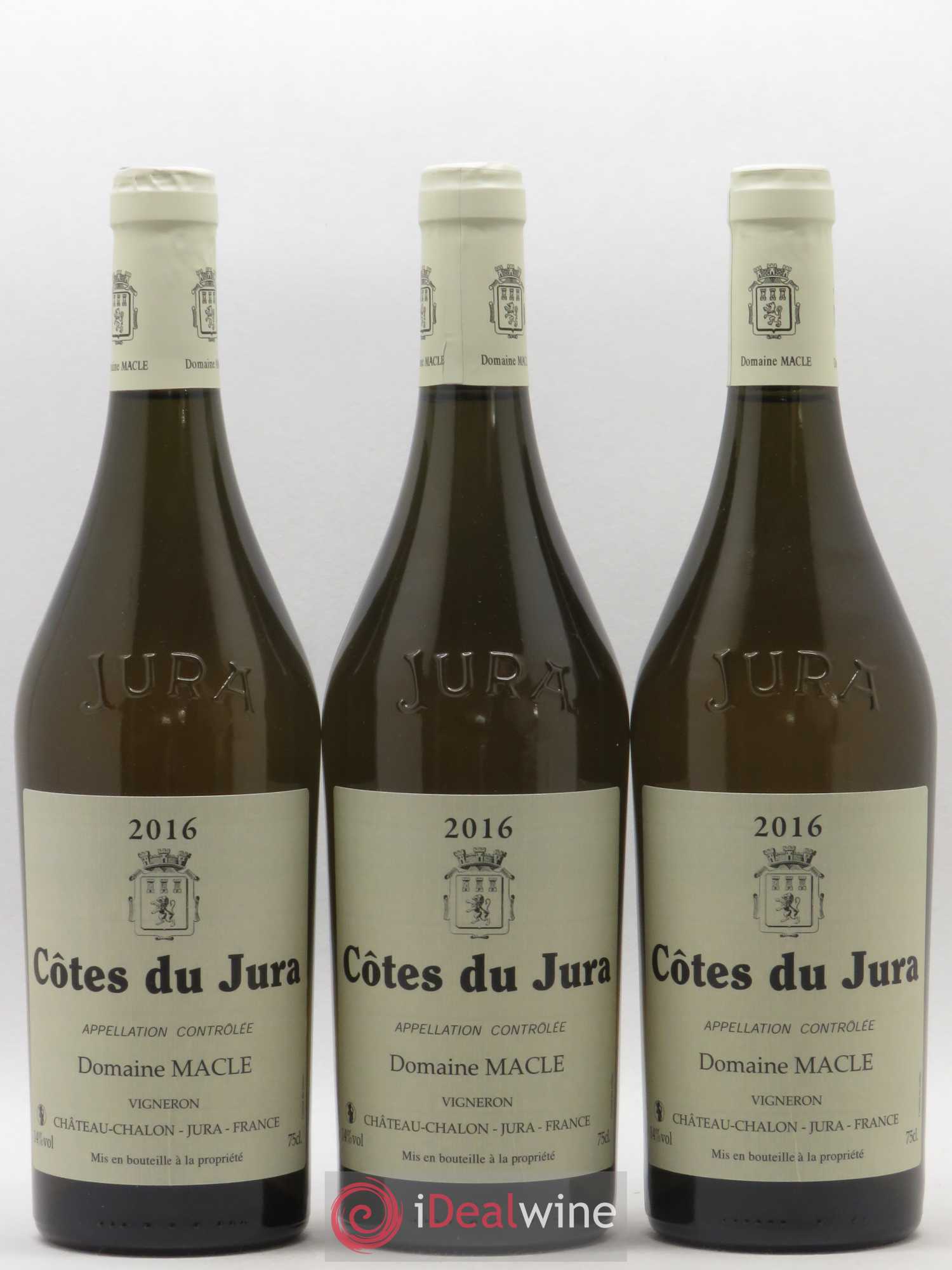 Côtes du Jura Jean Macle 2016 - Lot de 3 bouteilles - 0