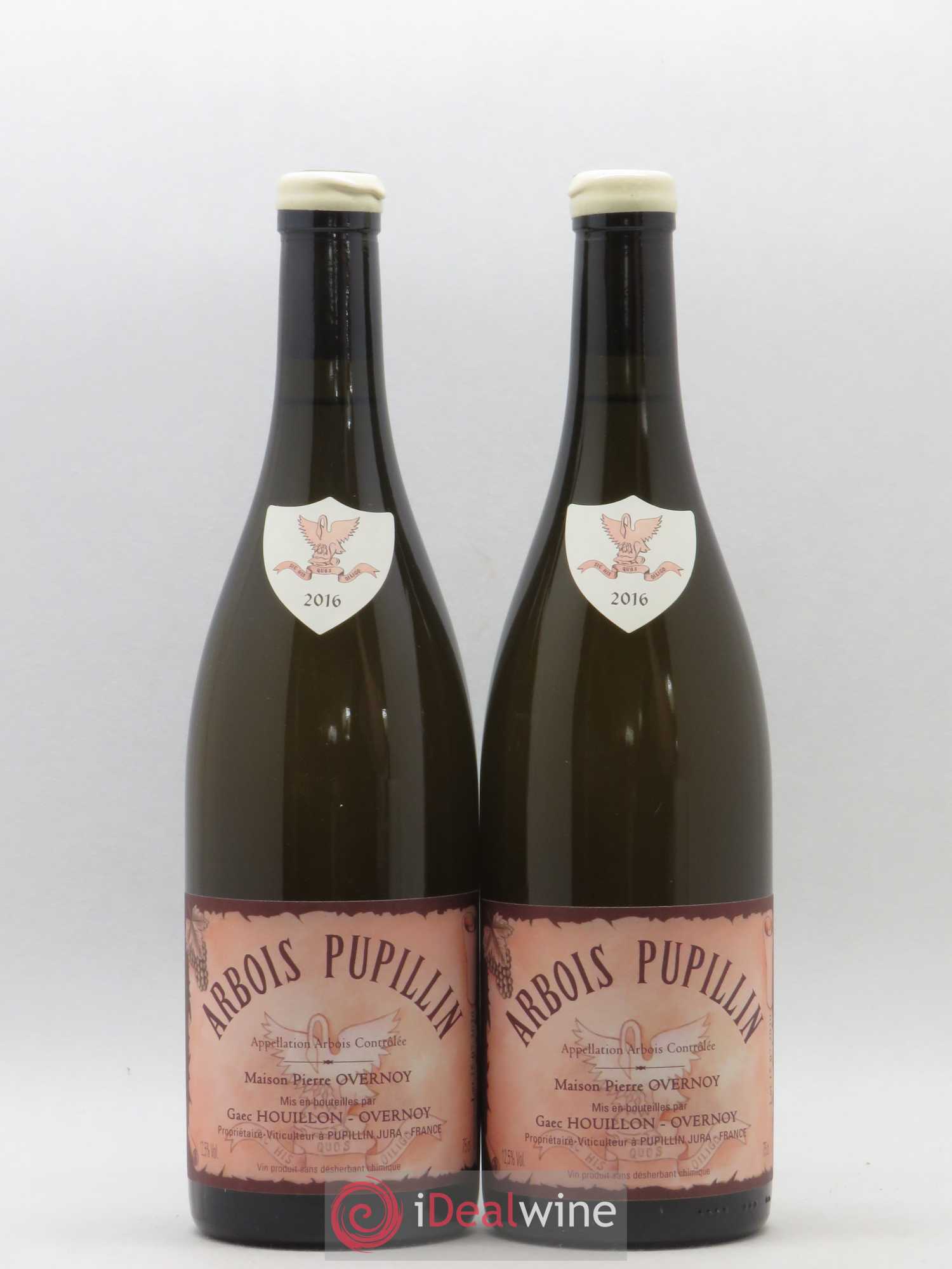 Arbois-Pupillin Chardonnay élevage prolongé (cire blanche) Overnoy-Houillon (Domaine) 2016 - Lot de 2 bouteilles - 0