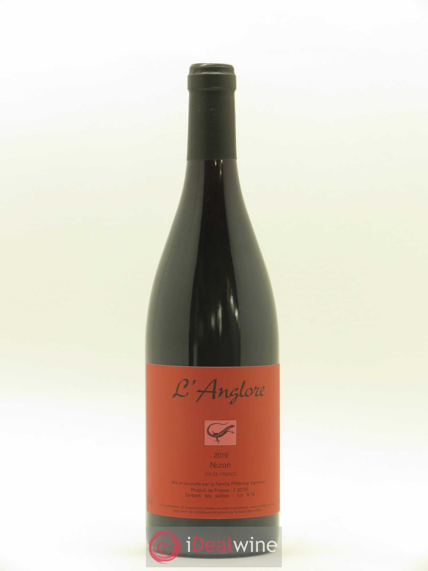 Vin de France Nizon L'Anglore 2019 - Lot de 1 bouteille - 0