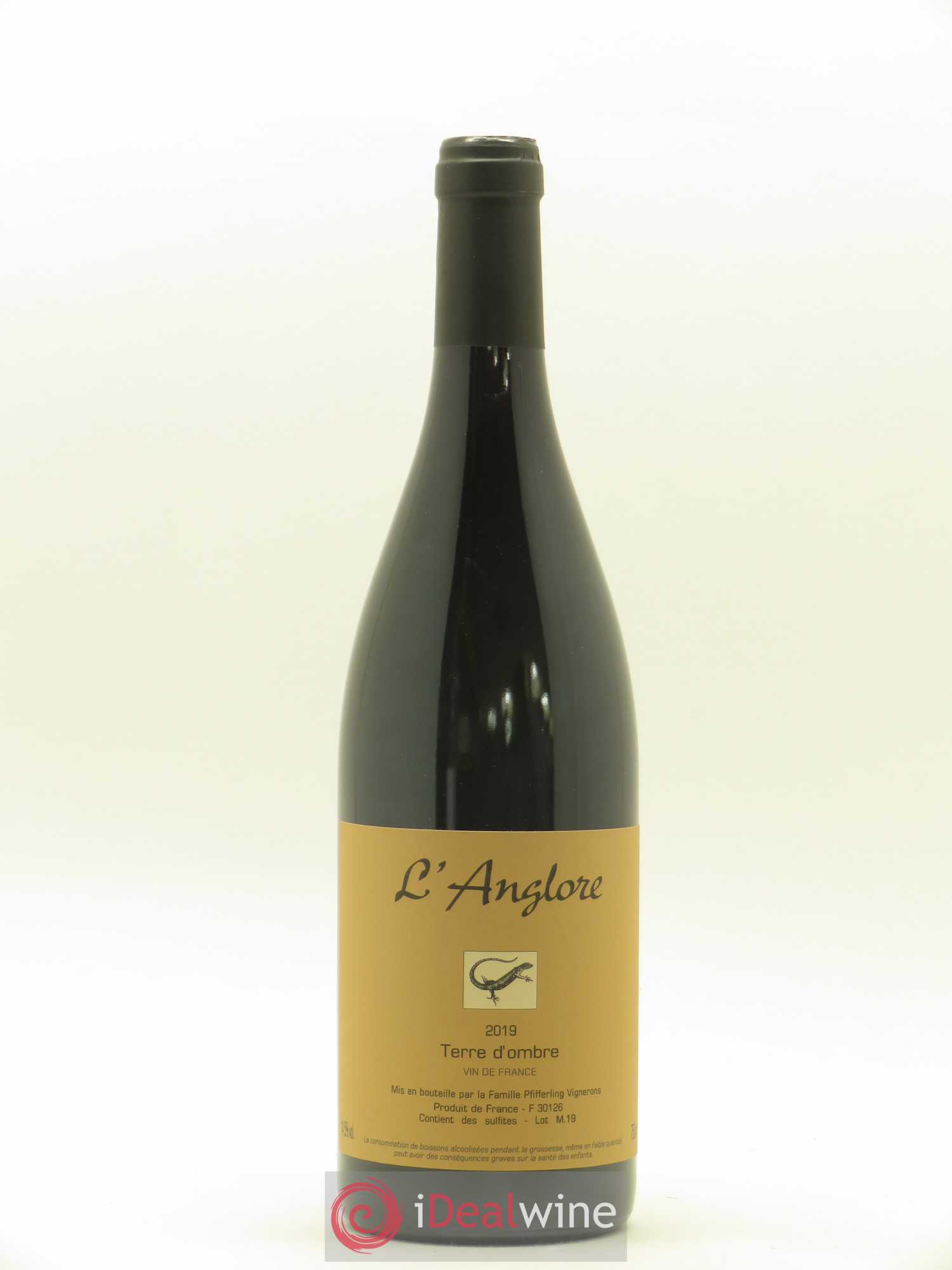 Vin de France Terre d'Ombre L'Anglore 2019 - Lot de 1 bouteille - 0
