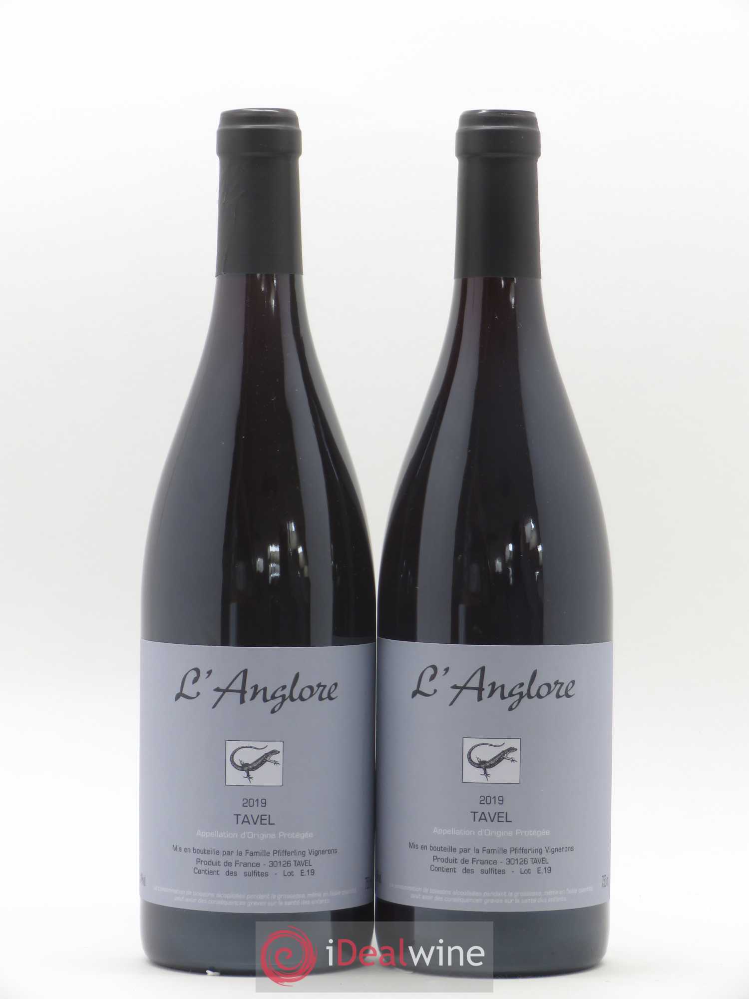 Tavel L'Anglore 2019 - Posten von 2 Flaschen - 0