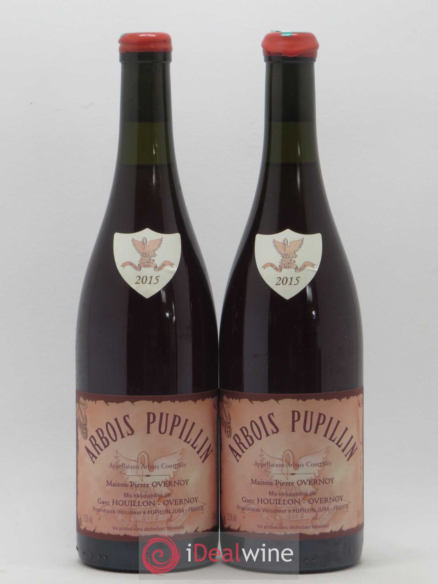 Arbois-Pupillin Poulsard (cire rouge) Overnoy-Houillon (Domaine) 2015 - Lot de 2 bouteilles - 0