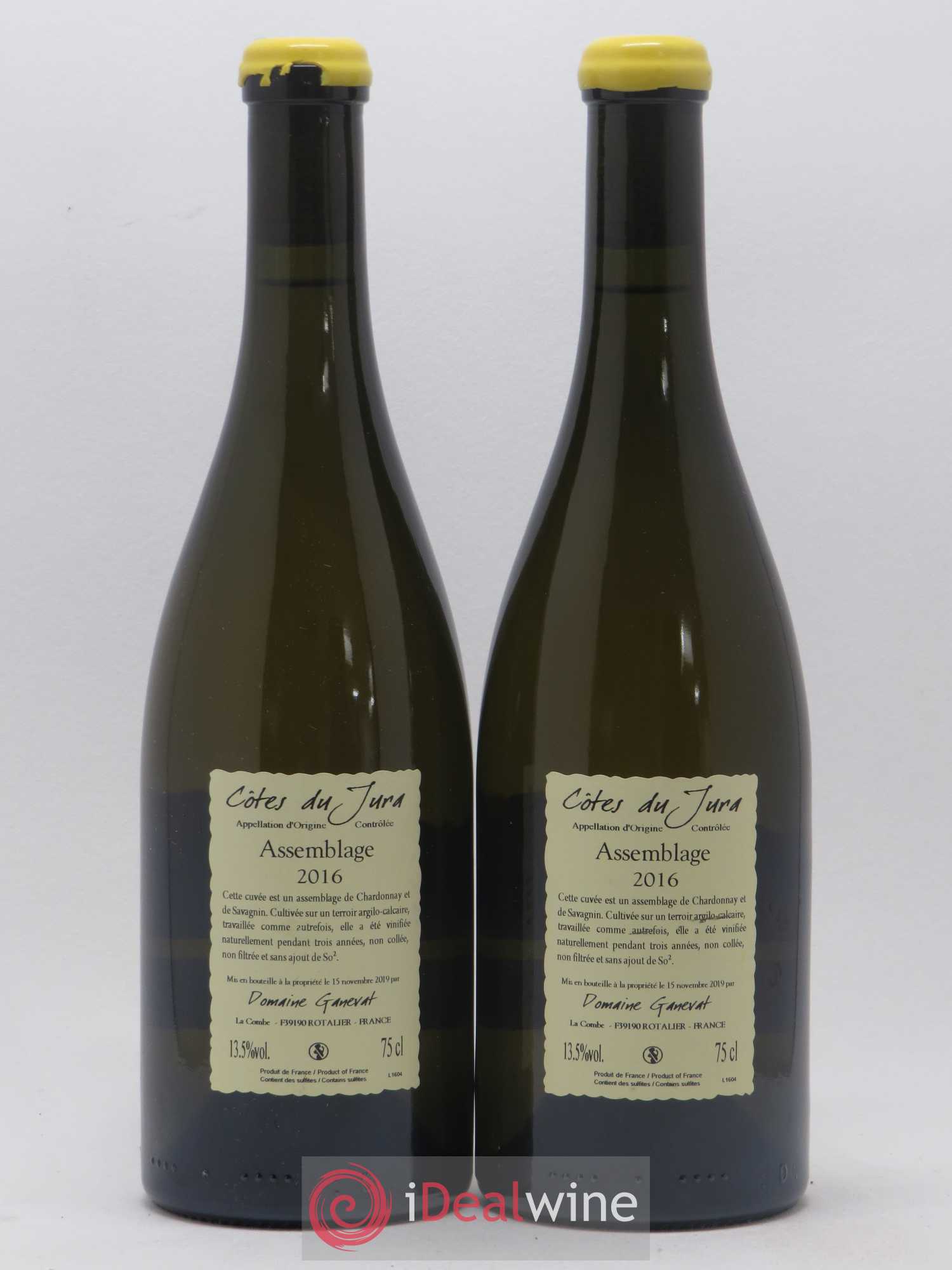 Côtes du Jura Cuvée Orégane Jean-François Ganevat (Domaine) 2016 - Lot de 2 bouteilles - 1