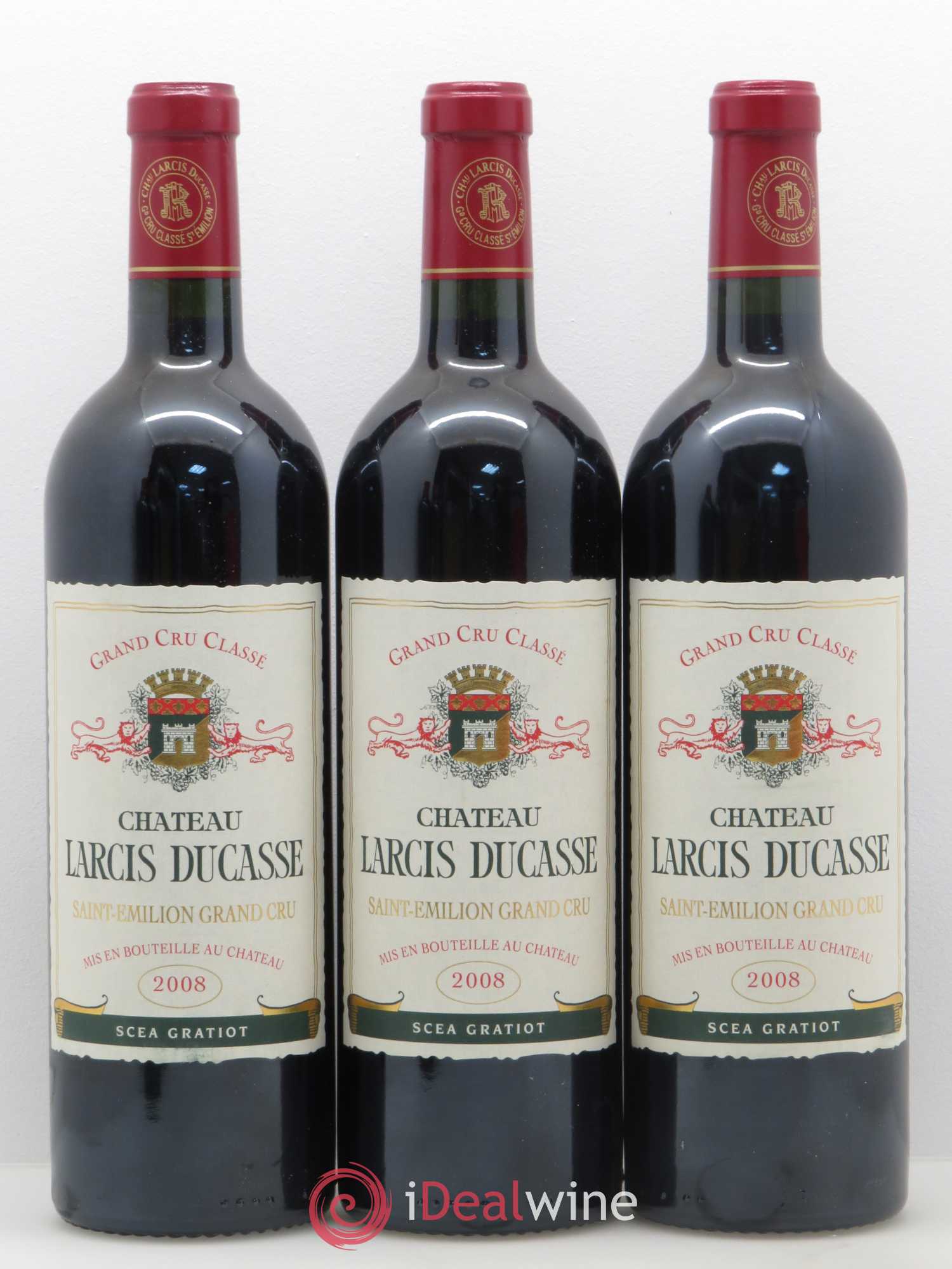 Château Larcis Ducasse 1er Grand Cru Classé B 2008 - Lot de 5 bouteilles - 1