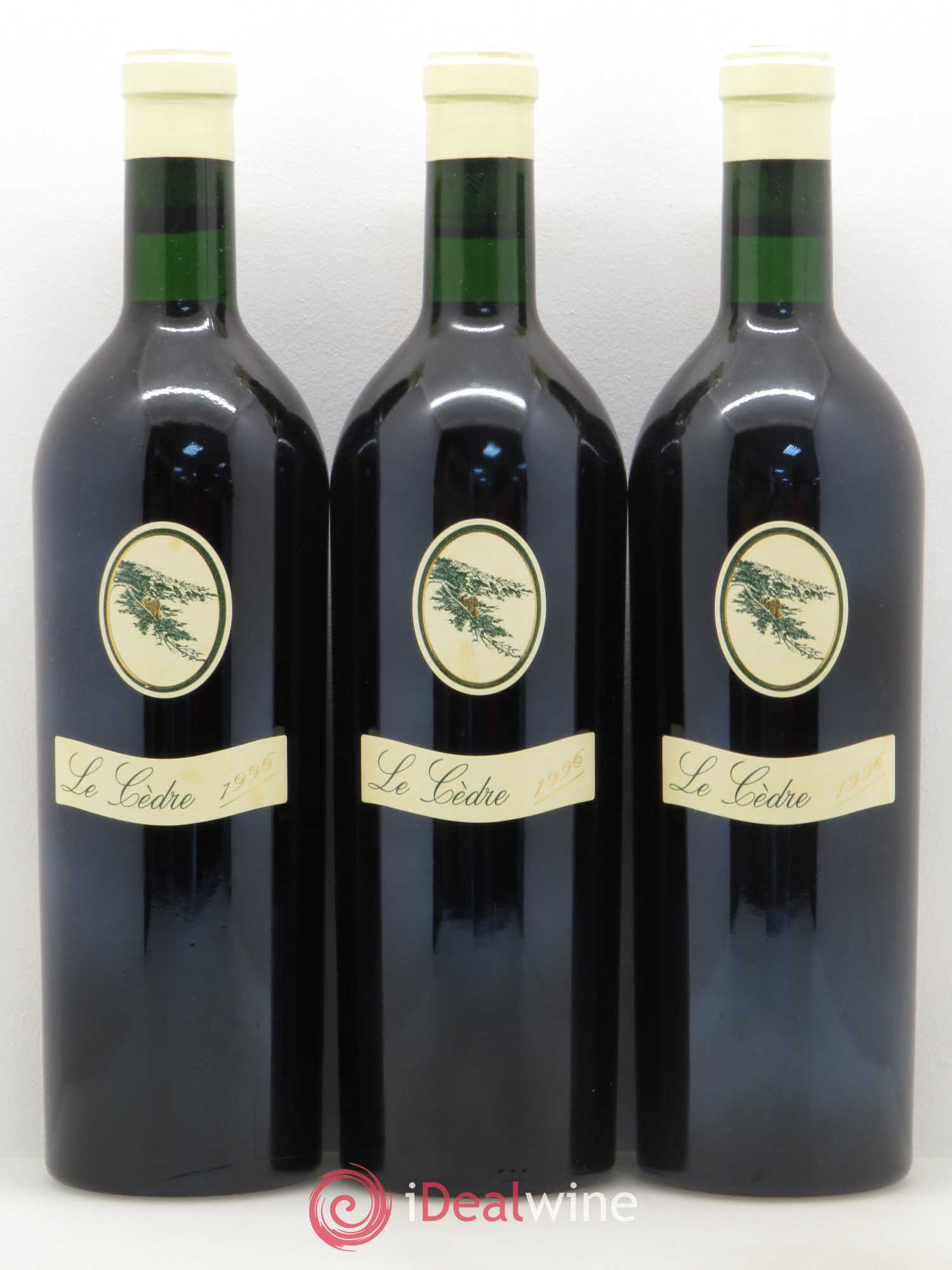 Cahors Château du Cèdre Pascal et Jean-Marc Verhaeghe 1996 - Lot de 3 bouteilles - 0