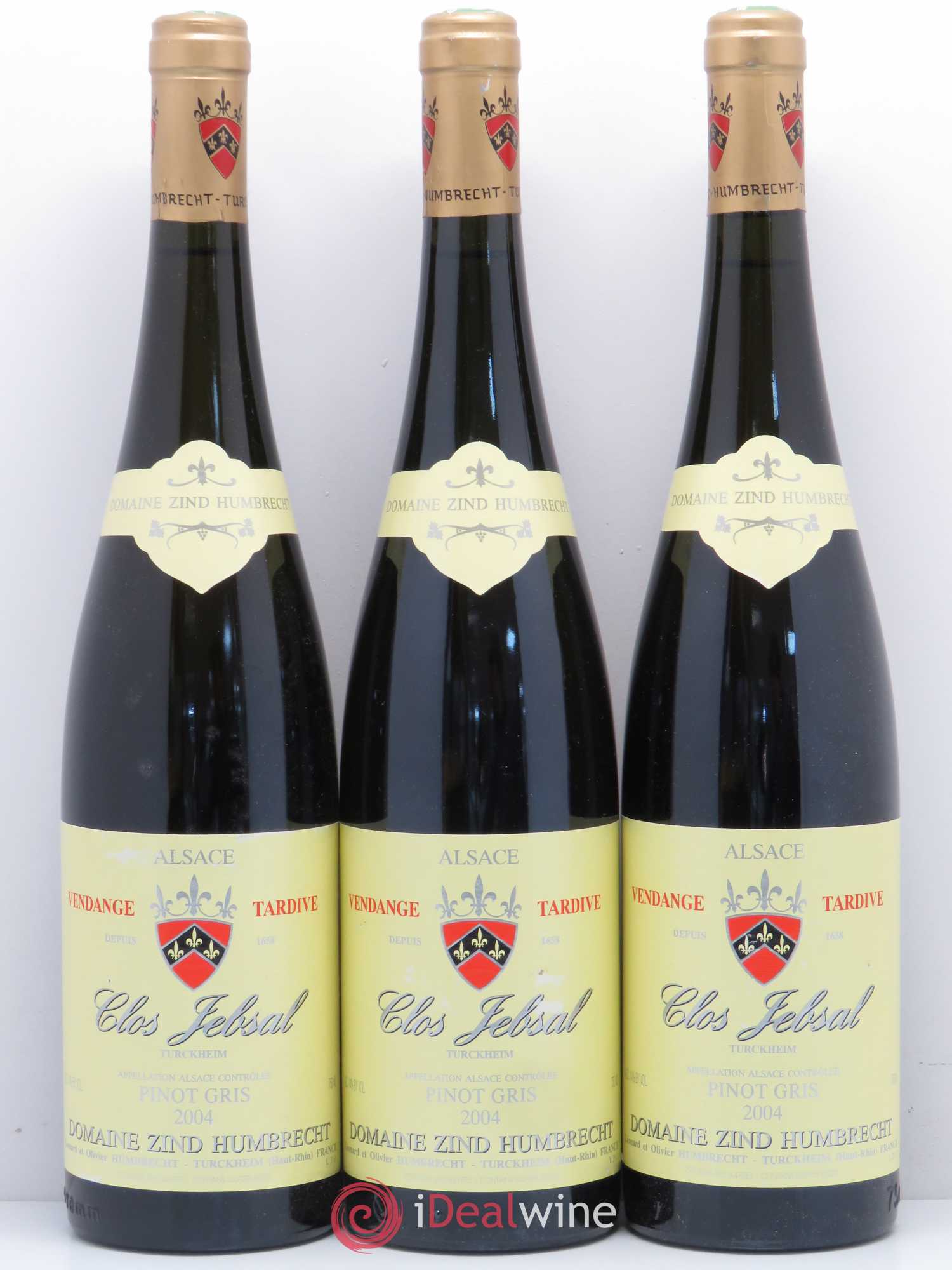 Alsace Pinot Gris Clos Jebsal Vendanges Tardives Zind-Humbrecht (Domaine) Turckheim 2004 - Lotto di 6 bottiglie - 2