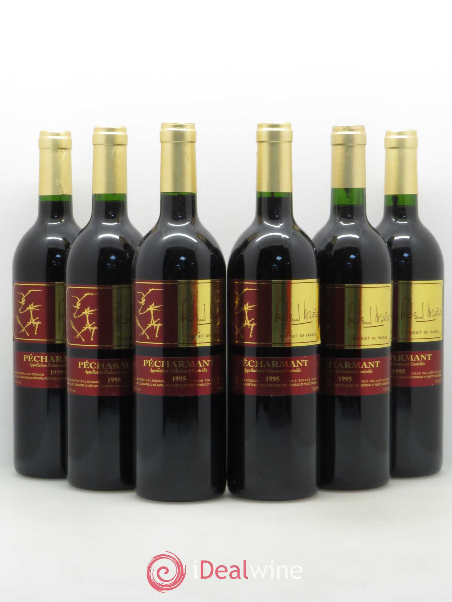 Pécharmant Roland Mazere (sans prix de réserve) 1995 - Posten von 6 Flaschen - 0