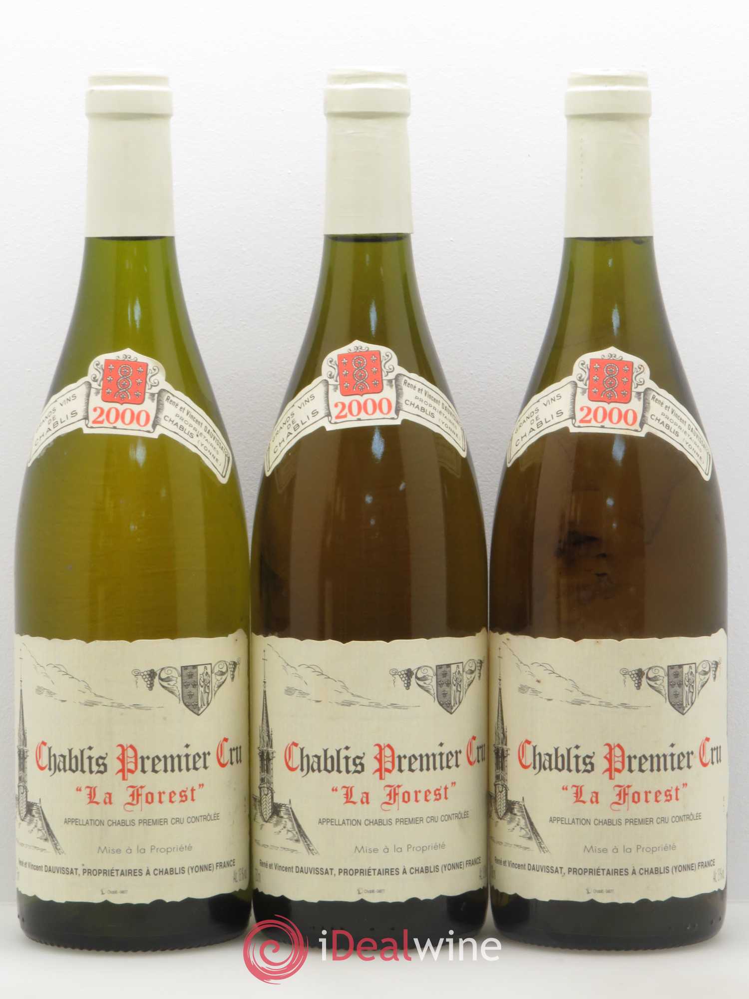 Chablis 1er Cru La Forest Vincent Dauvissat (Domaine) 2000 - Lot de 6 bouteilles - 1