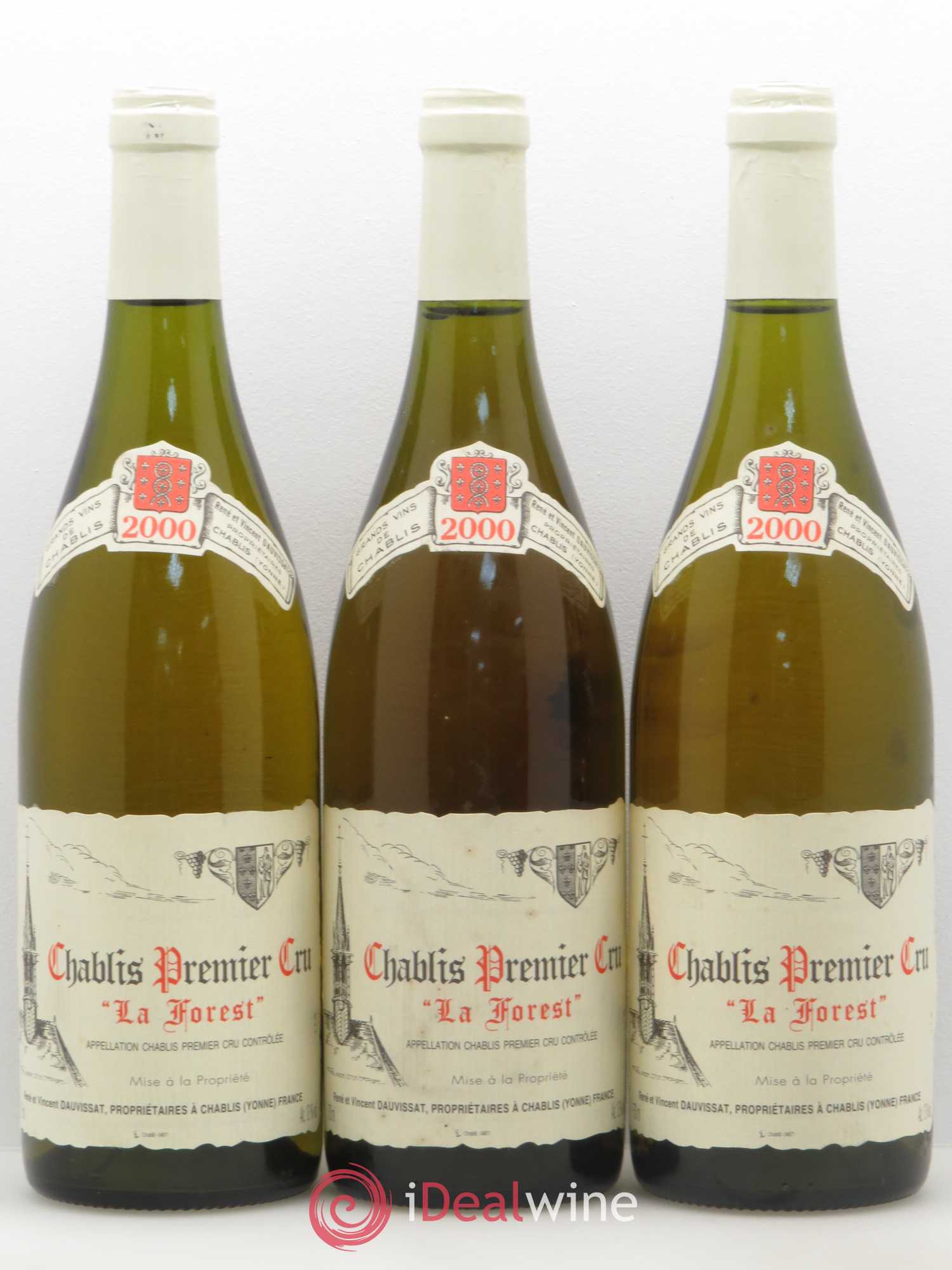 Chablis 1er Cru La Forest Vincent Dauvissat (Domaine) 2000 - Lot de 6 bouteilles - 2