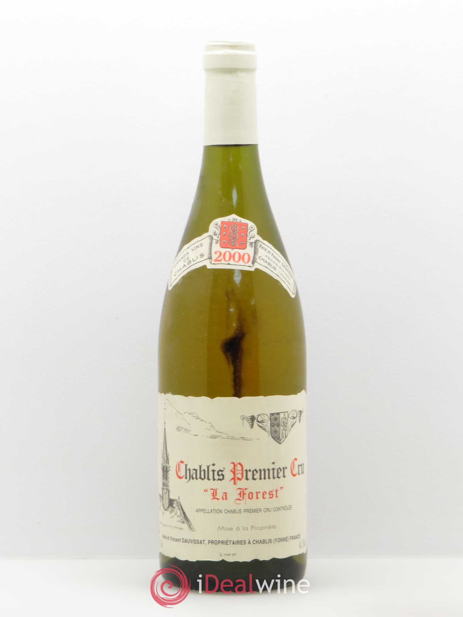Chablis 1er Cru La Forest Vincent Dauvissat (Domaine) 2000 - Lot de 1 bouteille - 0