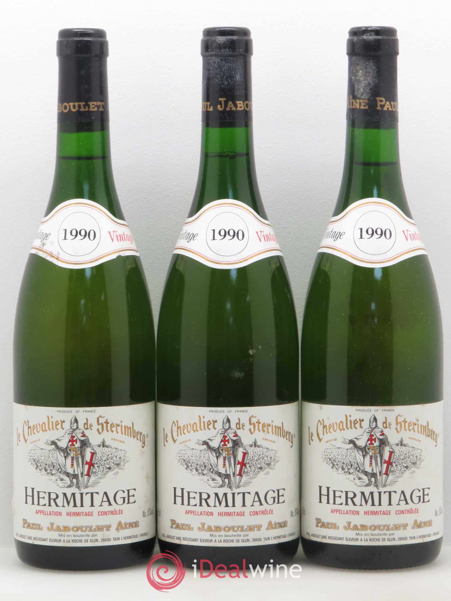 Hermitage Chevalier de Sterimberg Paul Jaboulet Ainé 1990 - Lot de 6 bouteilles - 2