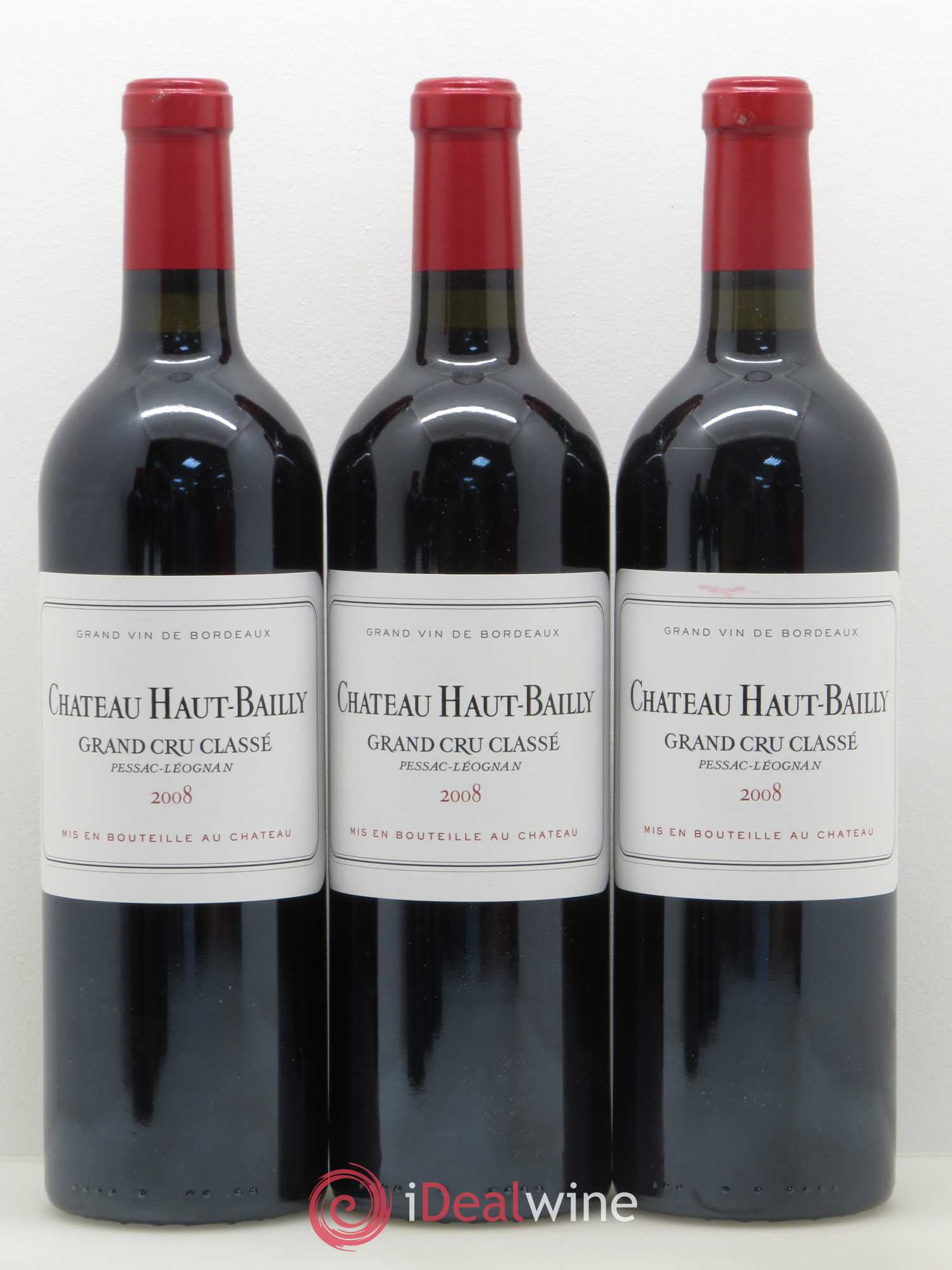 Château Haut-Bailly Cru Classé de Graves 2008 - Lot de 6 bouteilles - 1