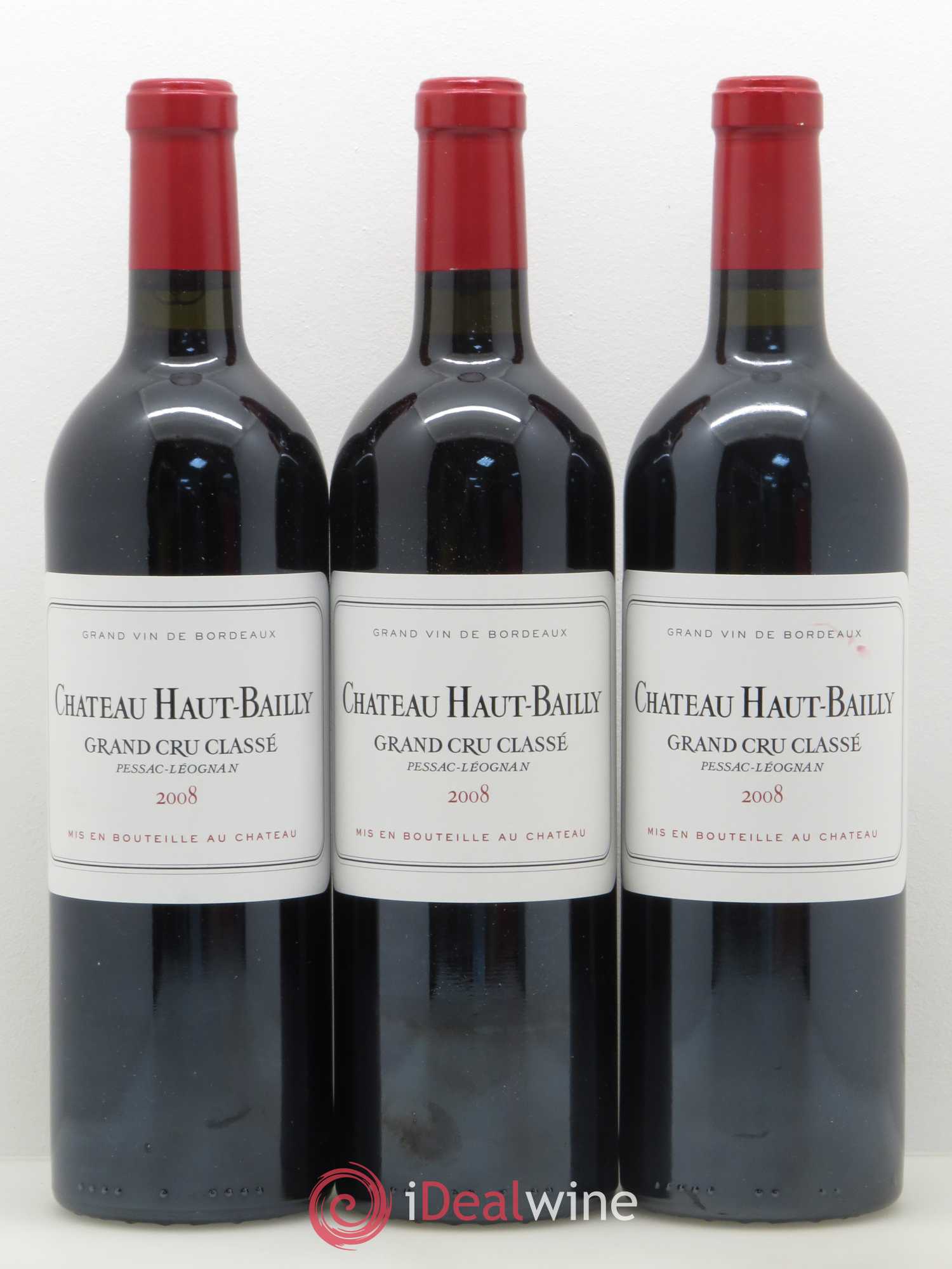 Château Haut-Bailly Cru Classé de Graves 2008 - Lot de 6 bouteilles - 2