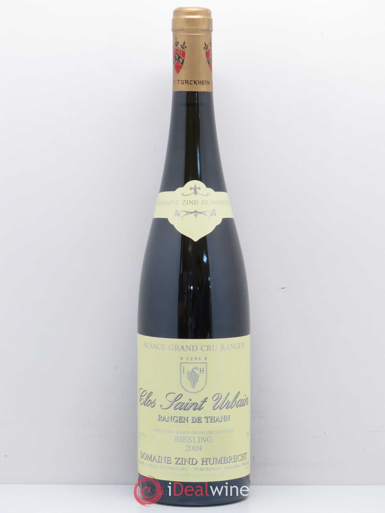 Alsace Riesling Grand Cru Rangen de Thann Clos Saint Urbain Zind-Humbrecht (Domaine) 2004 - Posten von 1 Flasche - 0