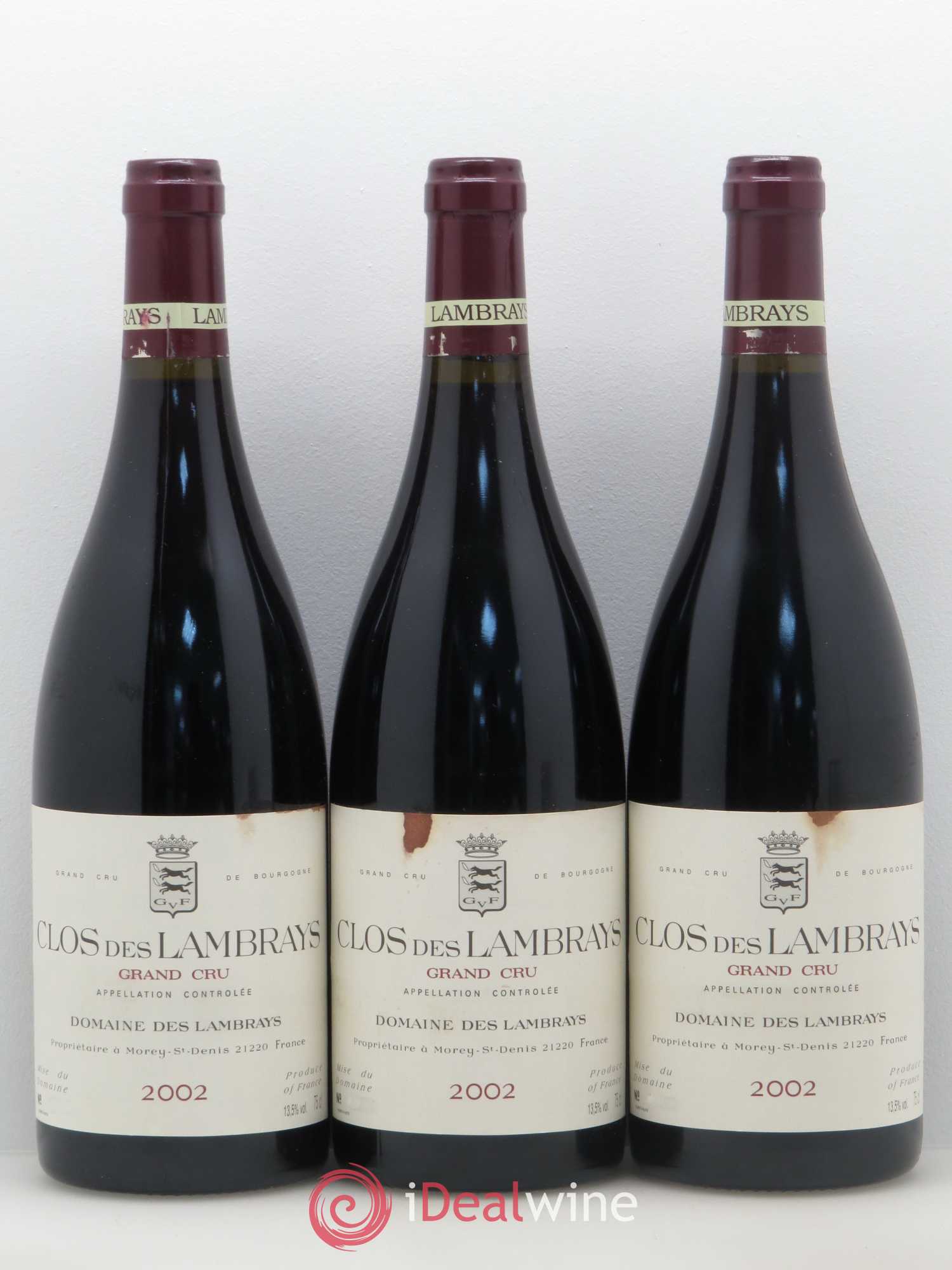 Clos des Lambrays Grand Cru Domaine des Lambrays 2002 - Lot de 12 bouteilles - 4